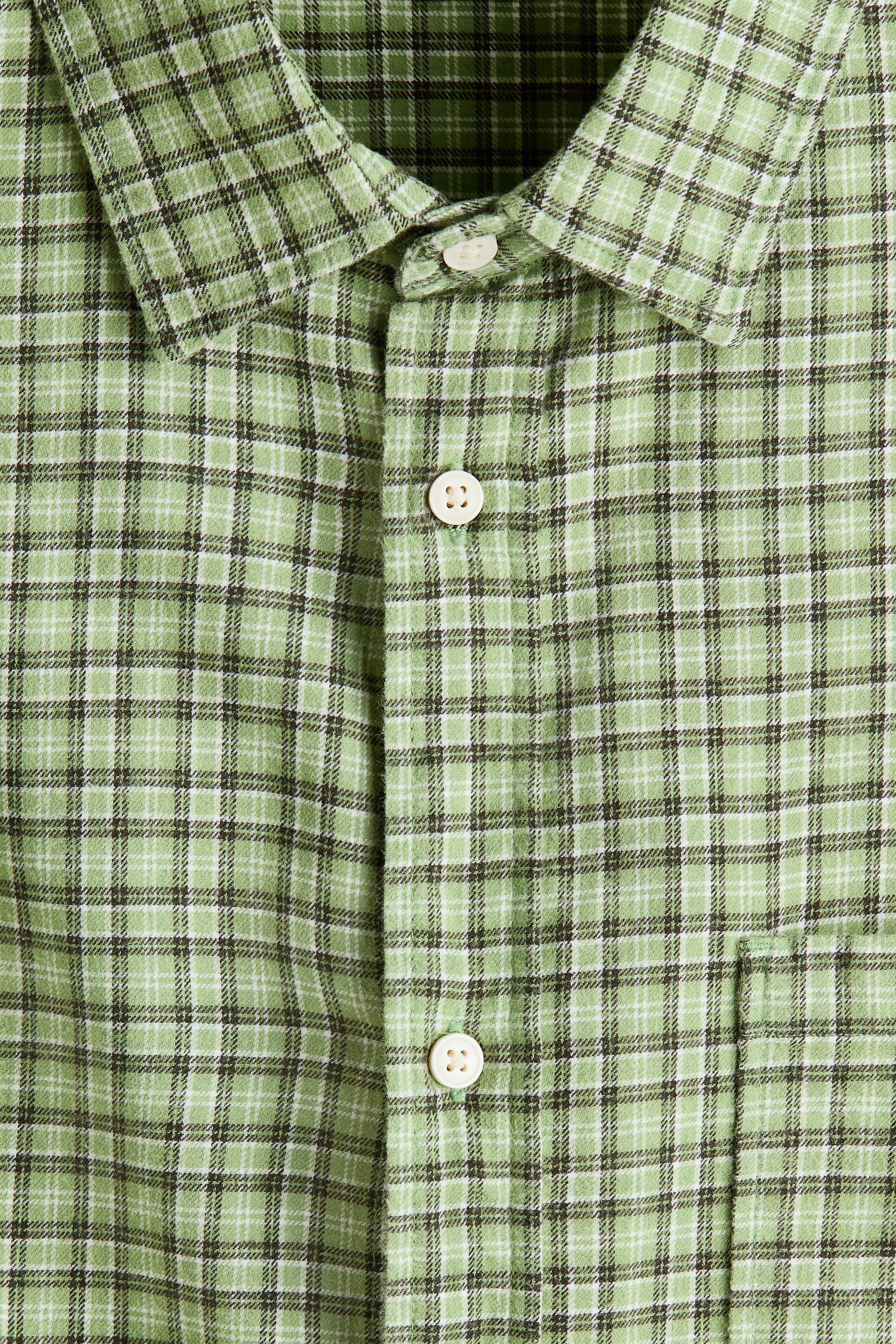 Relaxed-Fit Cotton Flannel Shirt