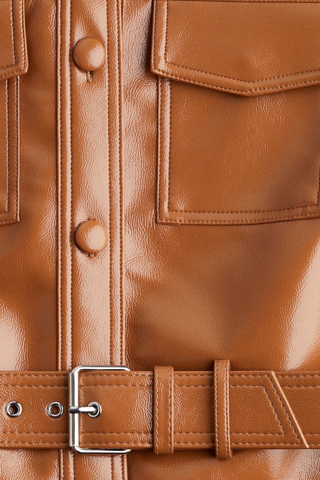 Coated Cargo Dress - image 4