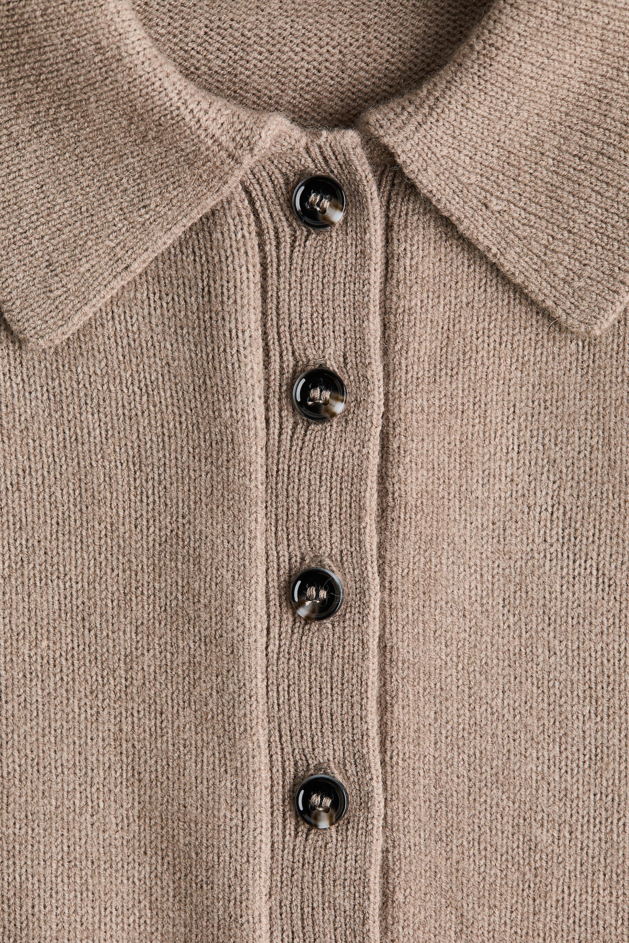 Shoulder-Pad Polo Sweater - image 5