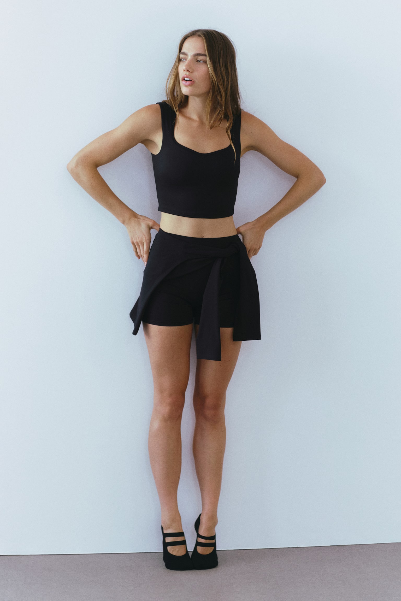 Áo ba lỗ thể thao bằng SculptMove™ - Màu đen/Màu ngà/Màu hồng kẹo - 7