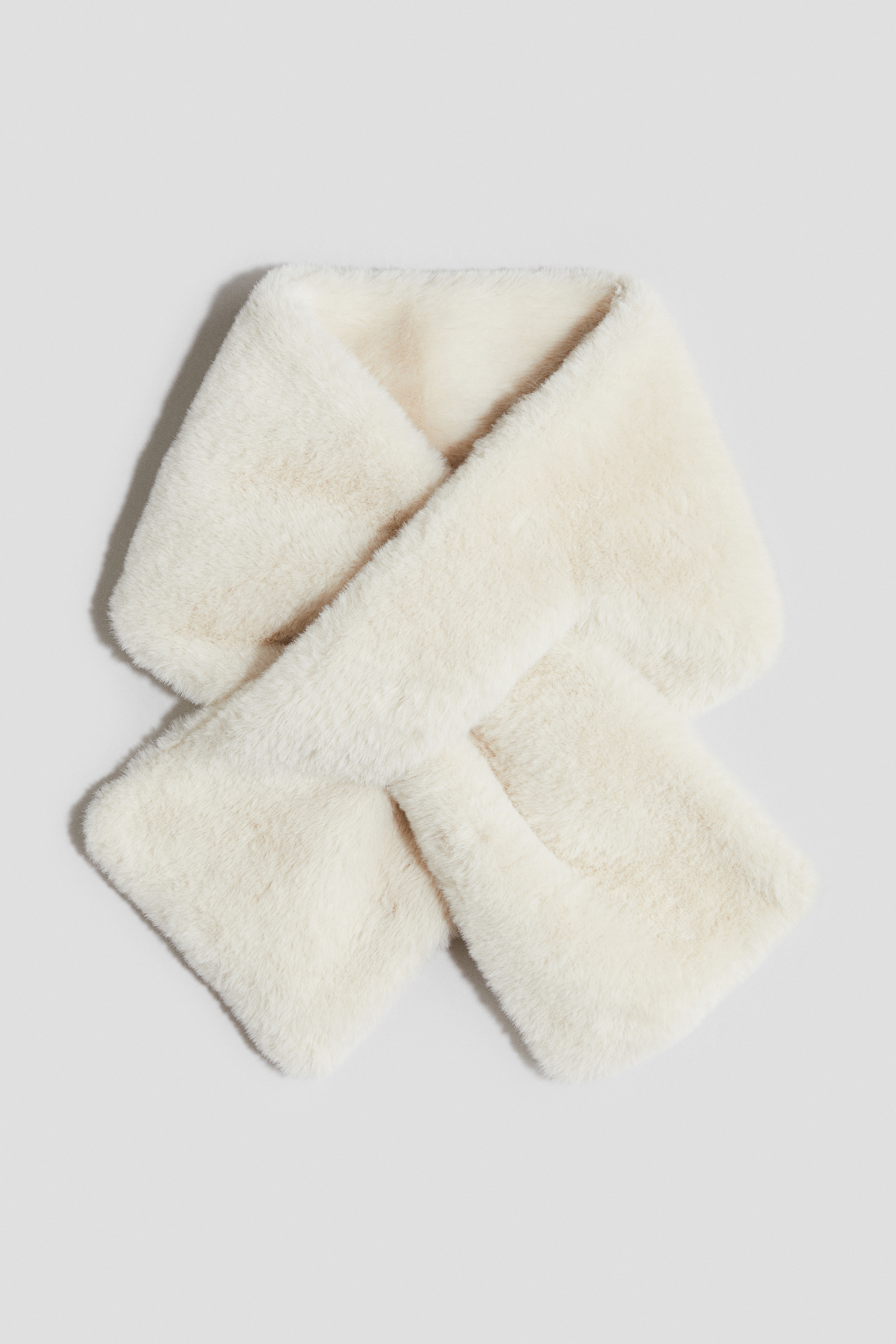 小物 THEREDTHREAD S fuzzy scarf White THEREDTHREAD / ザレッドスレッド】S fuzzy scarf