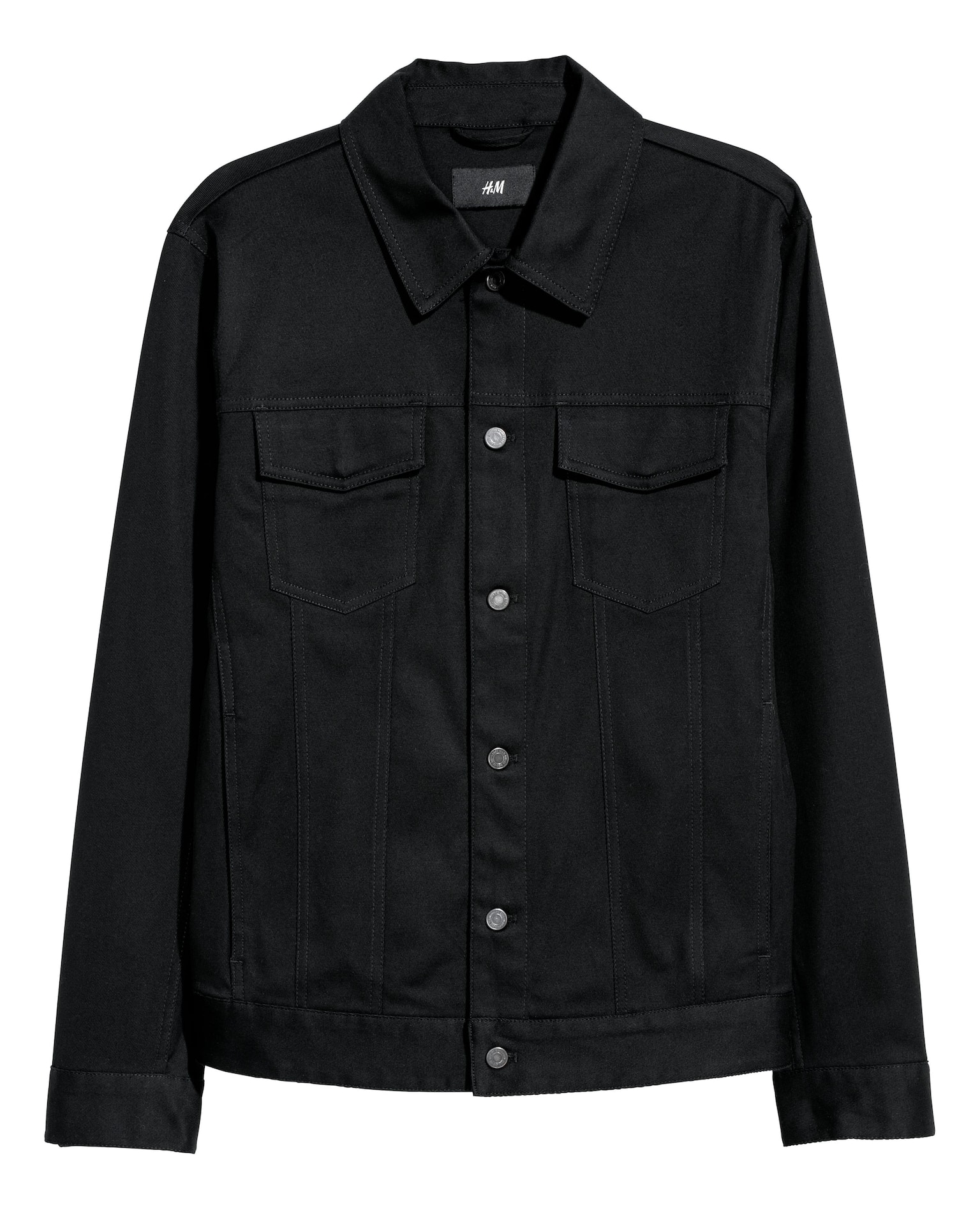 Twill Jacket - Black - 1
