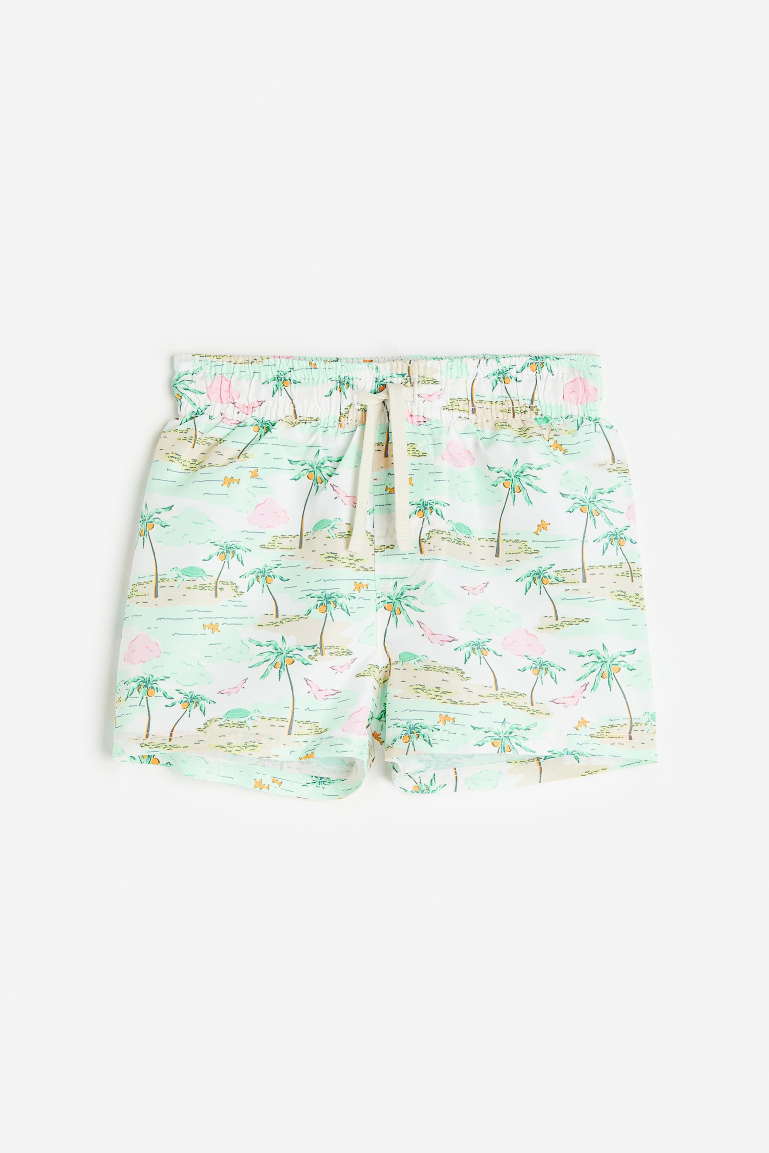 Pattern Boardshorts - Light turquoise/Palm trees/Blue/Pattern/Khaki green/Lemons/Light yellow/Gradient/Light turquoise/Seagulls/Light blue/Turtles/Orange/Crocodiles/Dark blue/Turtles - 1