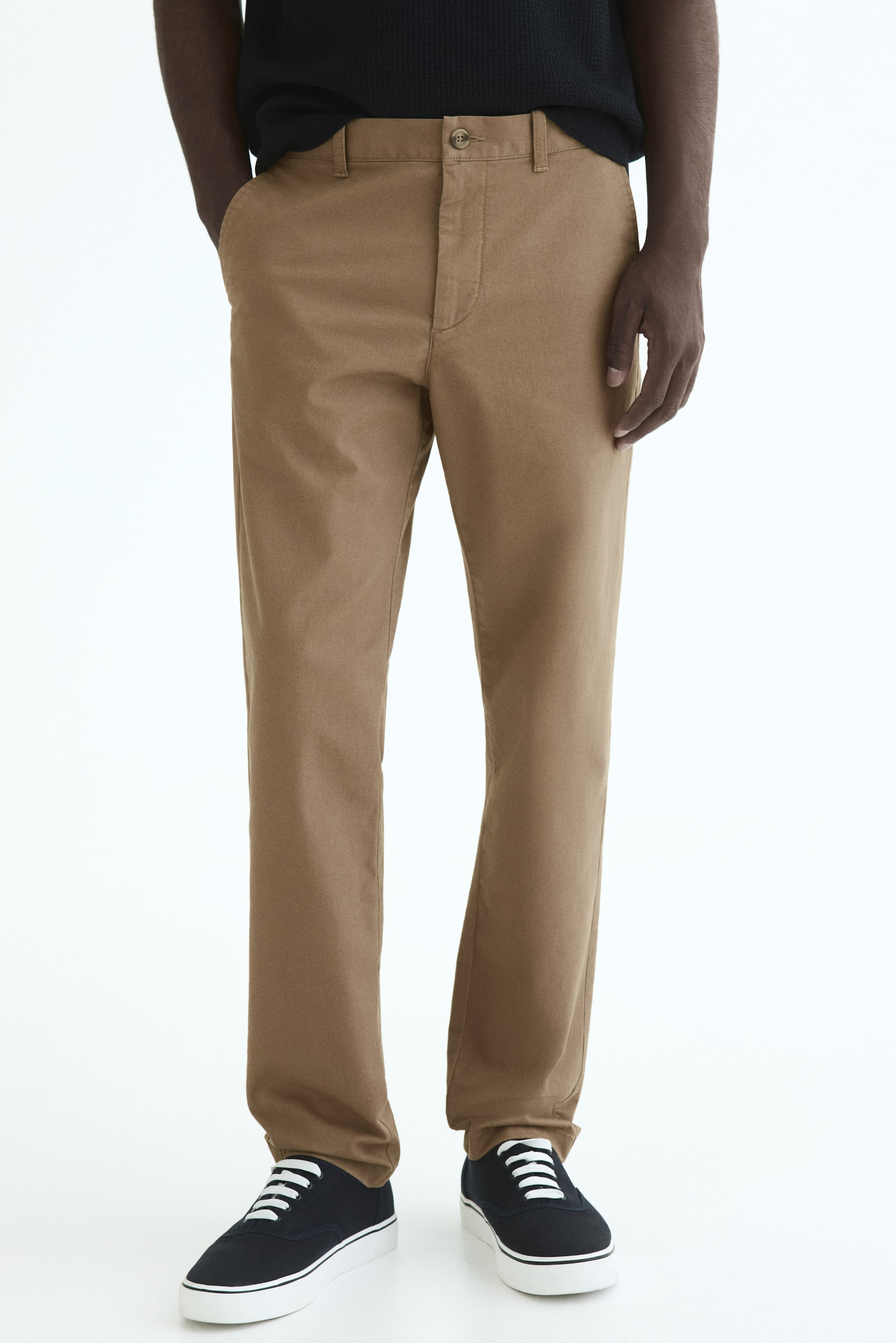 Slim-Fit Cotton Chinos