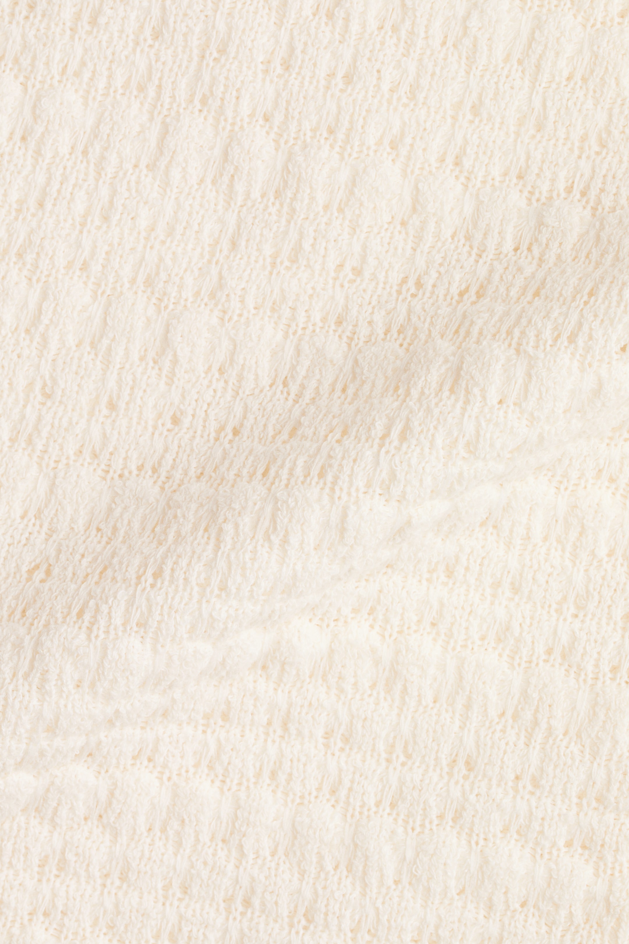Textured-Knit Cape Top