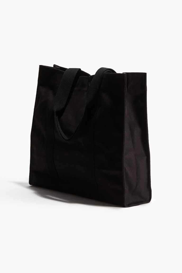 Papel Hm Bolsas Ropa Bolso Shopper De Lona Negro HOMBRE H&M ES
