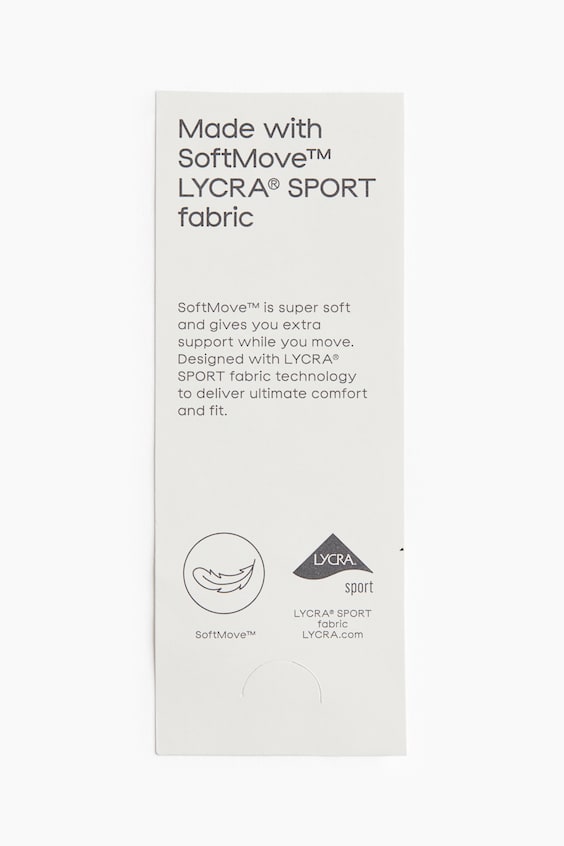 Легкий поддерживающий бюстгальтер для йоги с лайкрой SoftMove™®