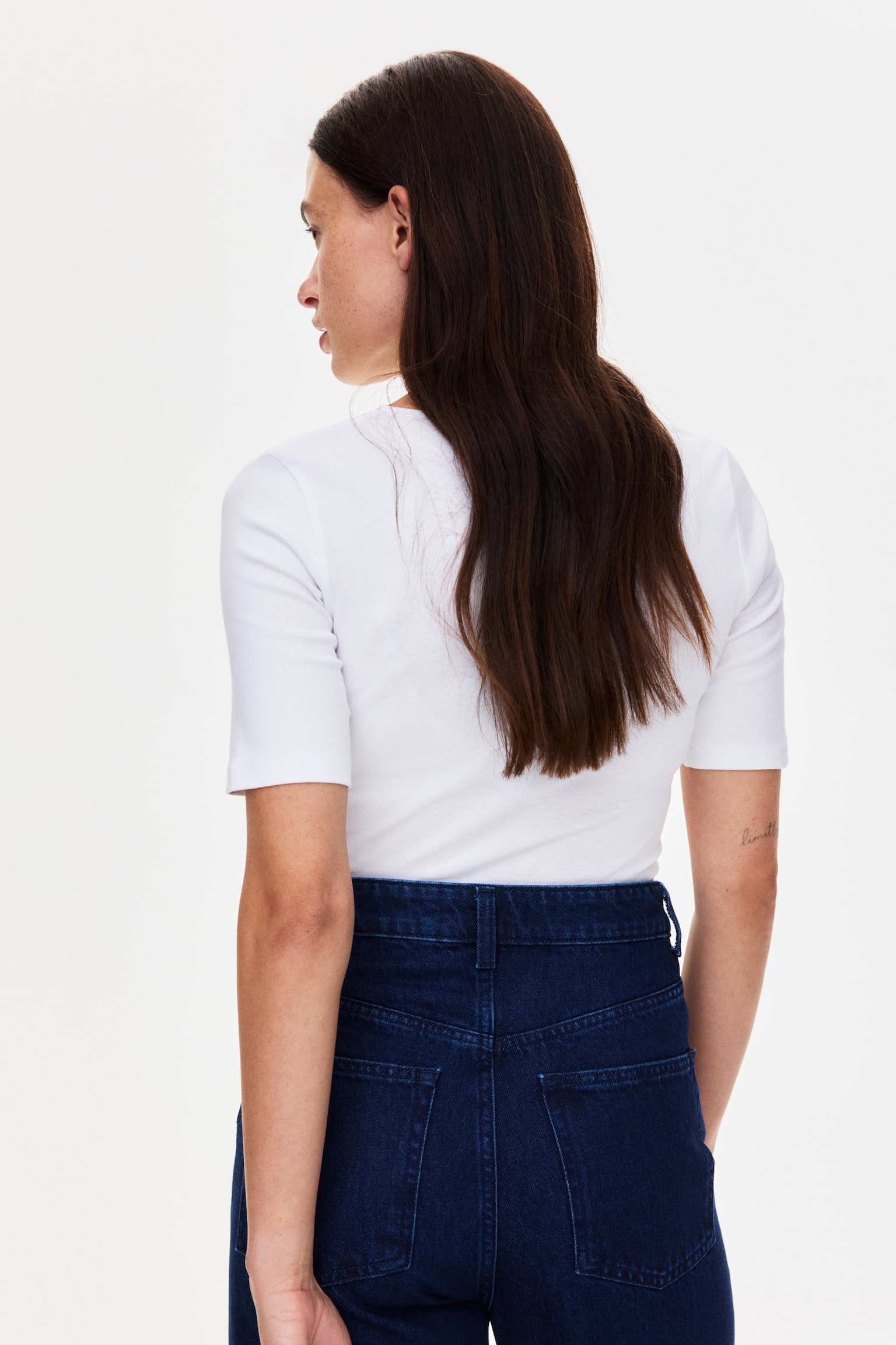 MAMA 2-pack nursing tops - White/Black - 3