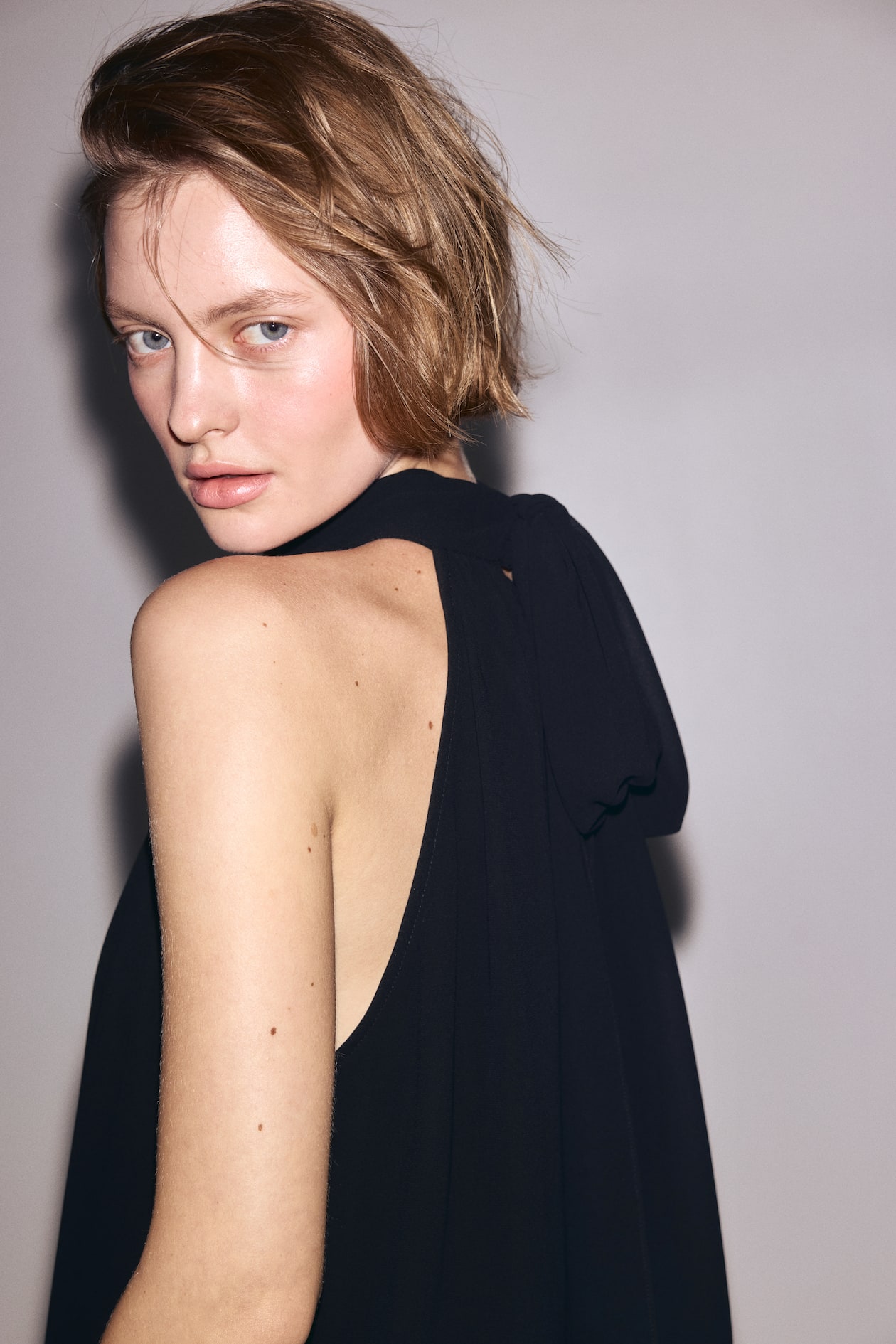 Top with Scarf Collar - image 5