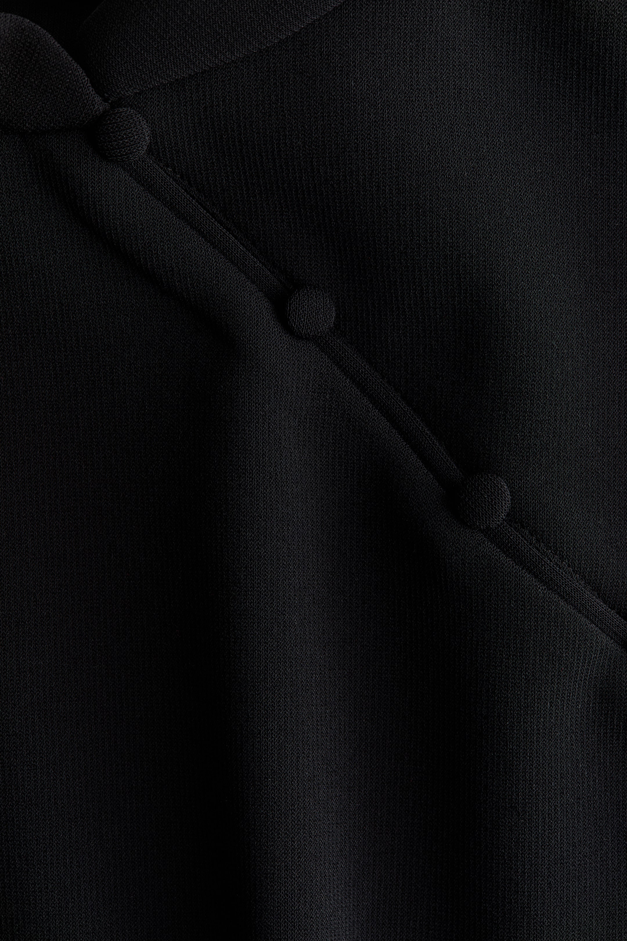 Cap-Sleeved Top with Button Detail