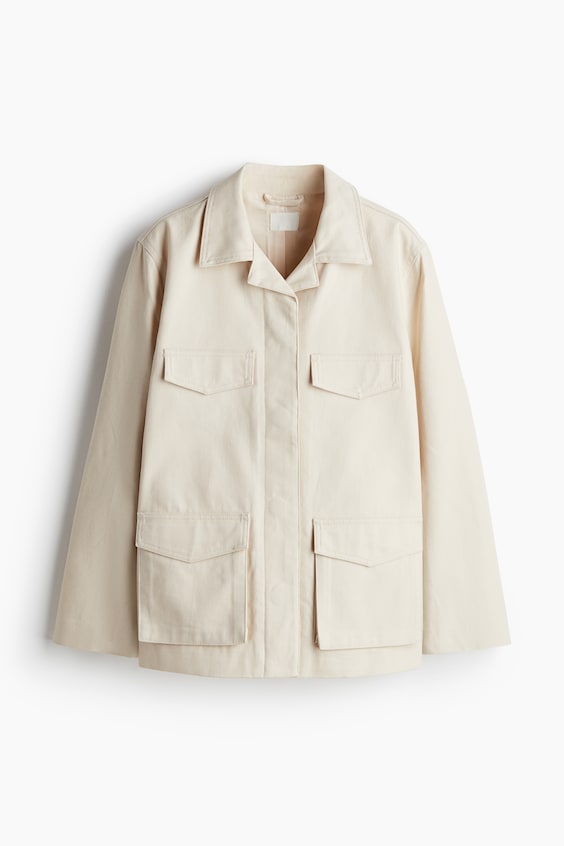 Женские куртки H&M Twill Cargo Jacket