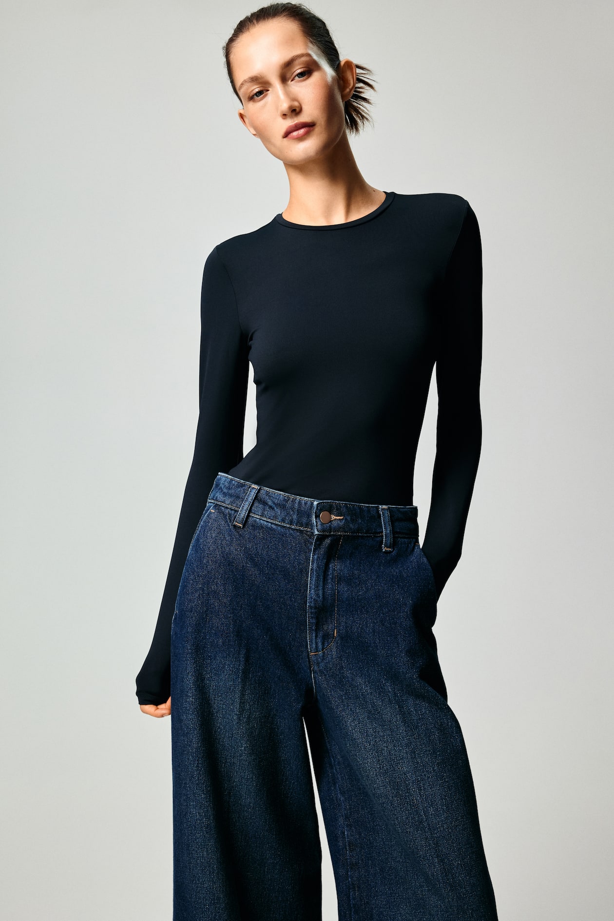 Long-sleeved Microfiber Top - image 4