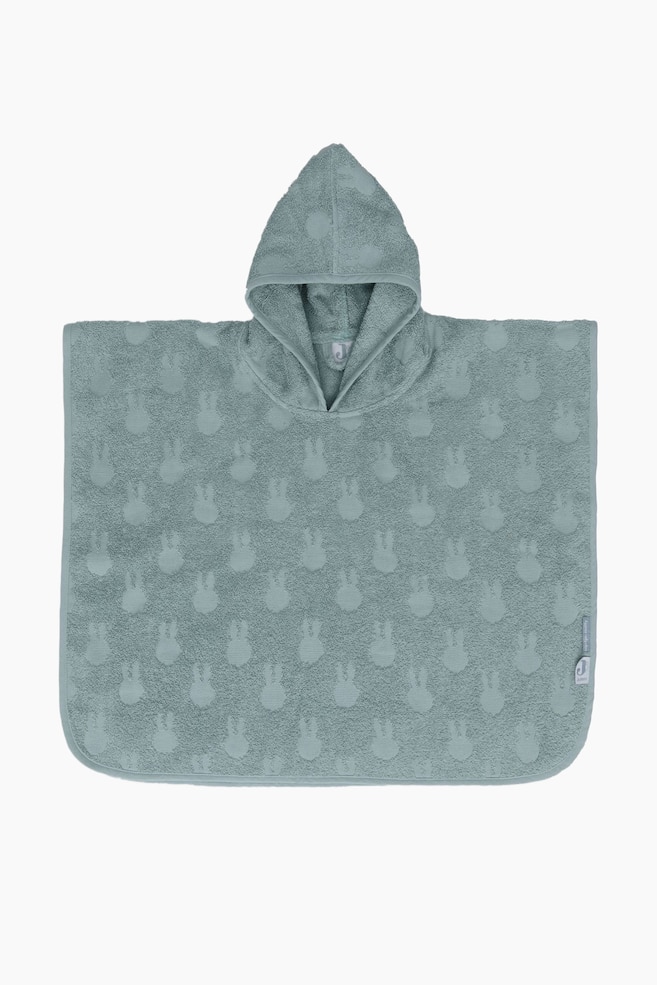 Bathponcho Terry - Sea Green/Nougat - 1