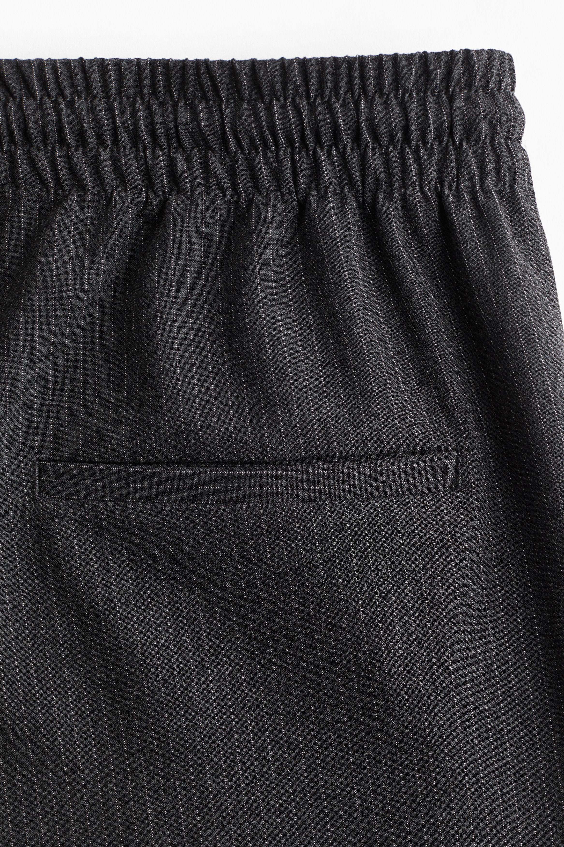 Wide twill trousers
