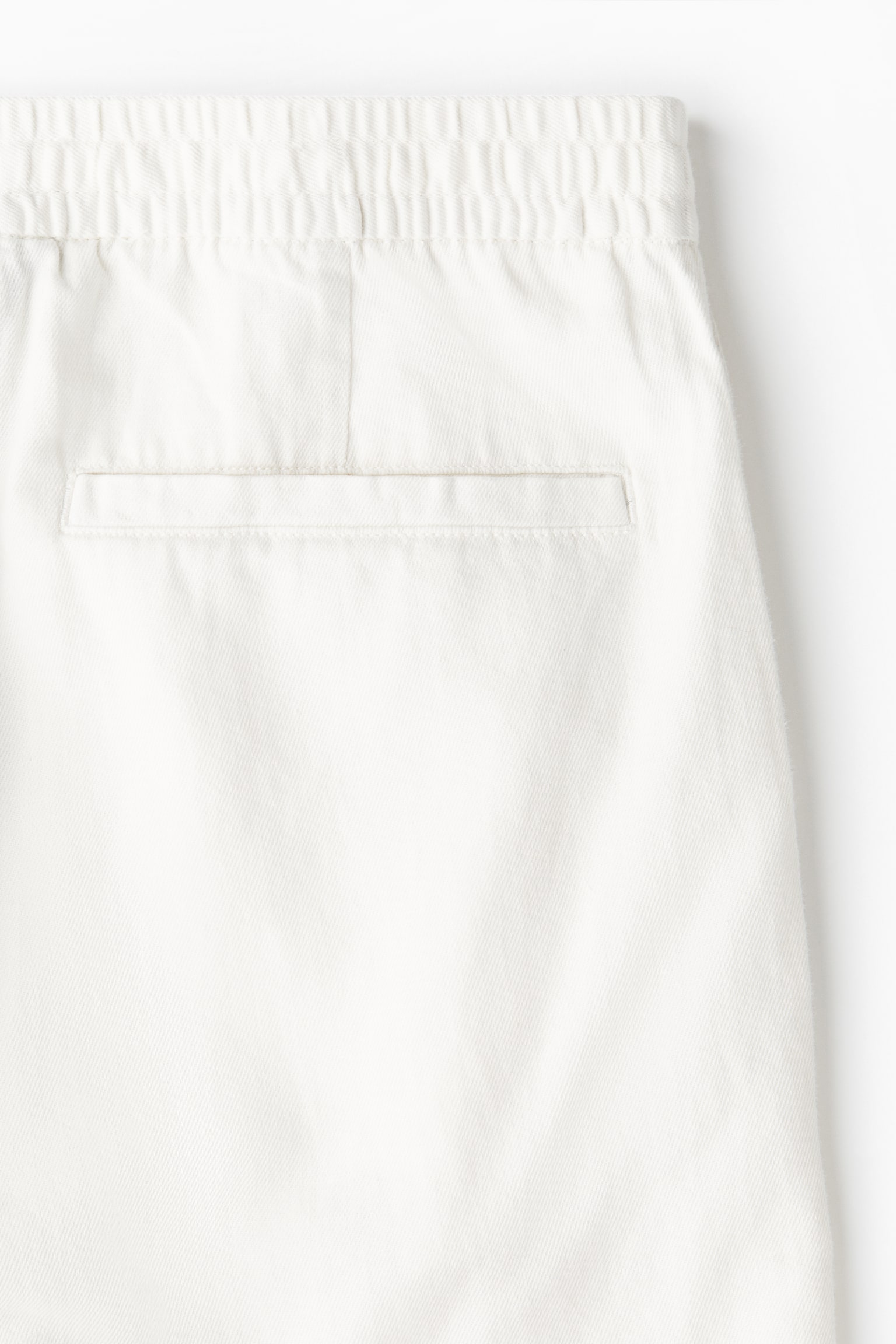 Relaxed Fit Linen-blend shorts - Cream/Navy blue/Dark grey - 5