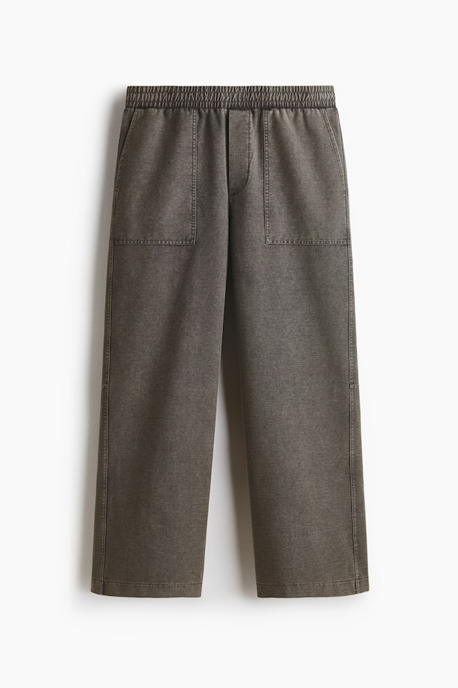 Relaxed Fit Joggers - Dark grey/Light grey - 1