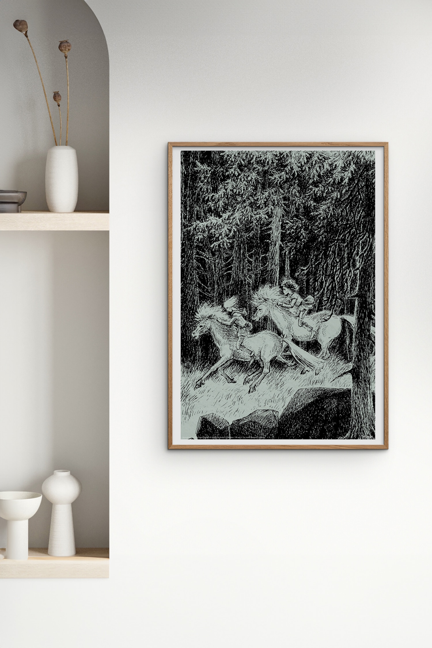 Astrid Lindgren - Riding Wild - Schwarz / Weiß