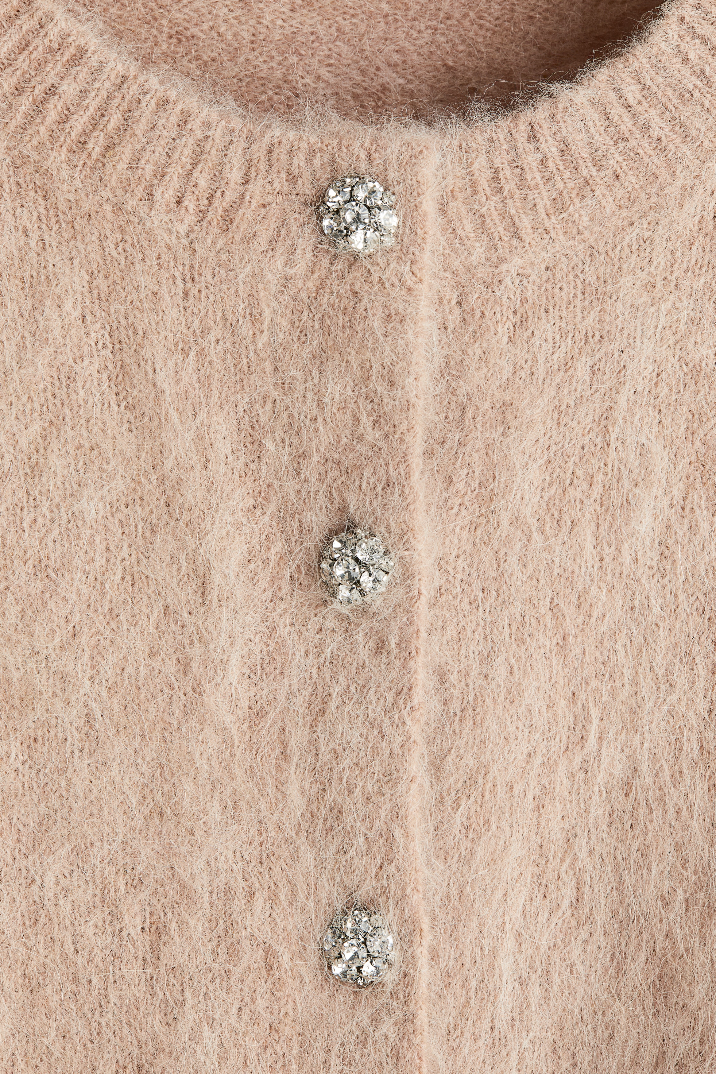Alpaca-blend cardigan