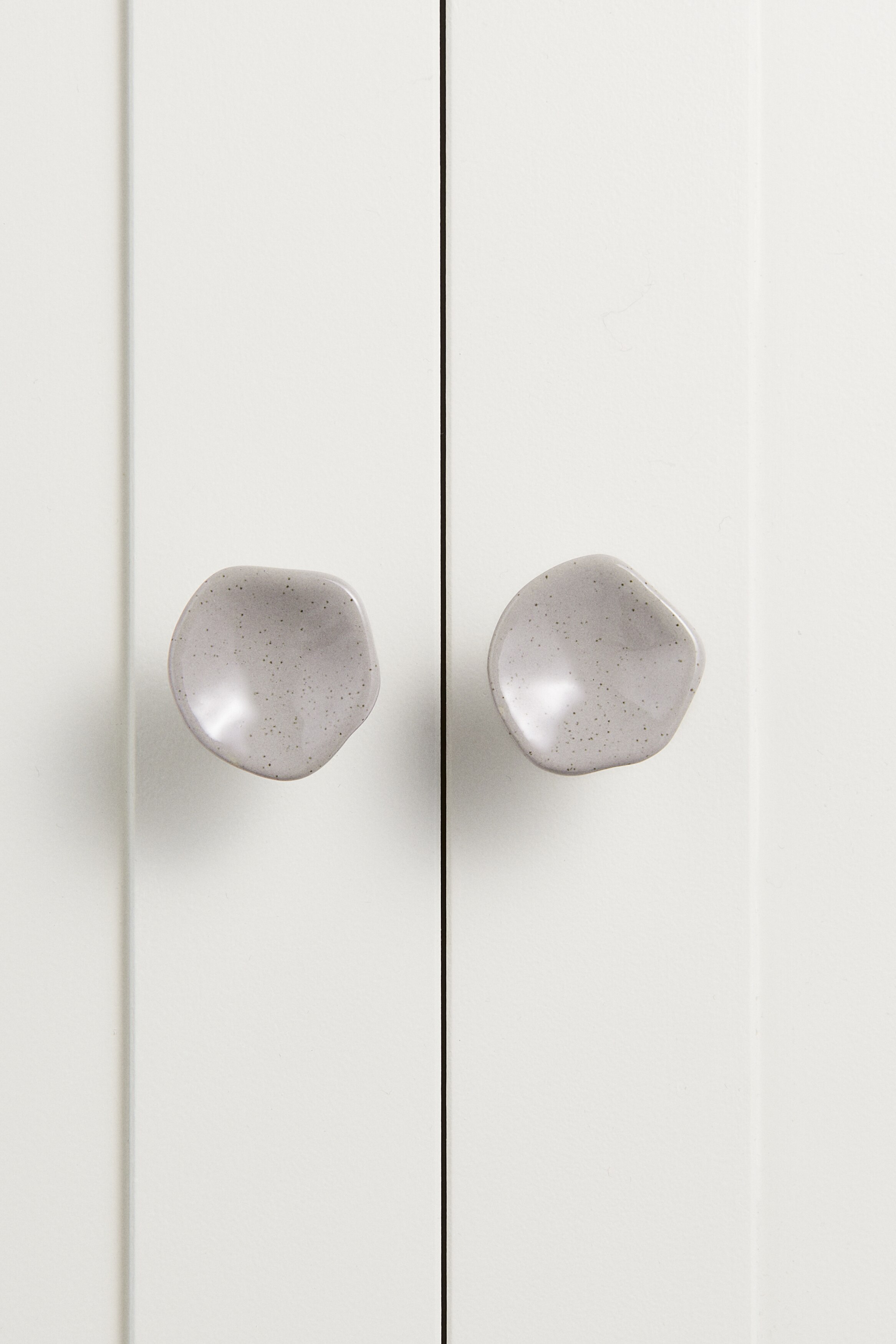 2-pack Stoneware Knobs - Light gray - Home All | H&M US 