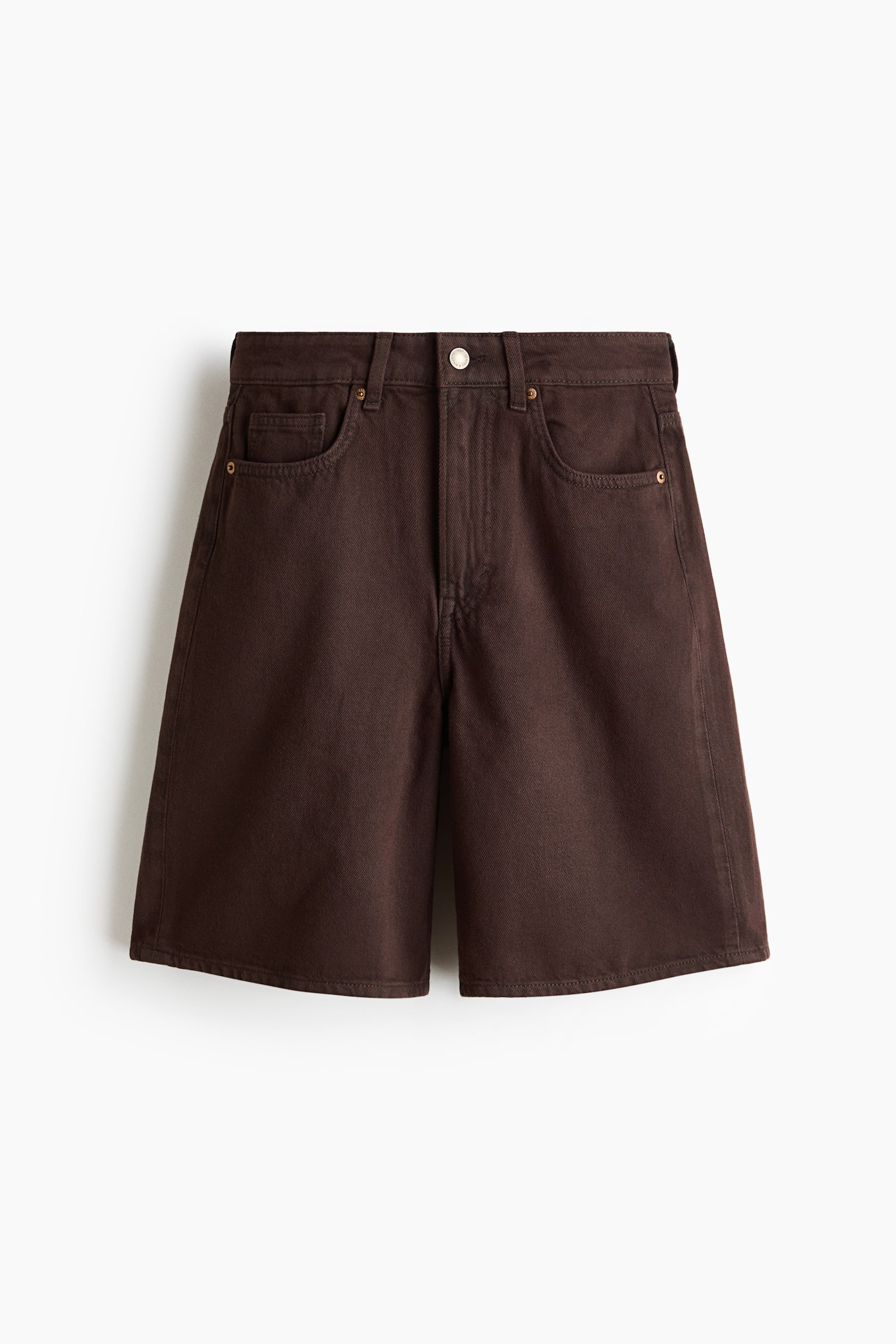 Denim Bermuda shorts - חום כהה/קרם/כחול ג'ינס/כחול ג'ינס/אפור כהה/כחול ג'ינס בהיר/בז'/מנומר - 2