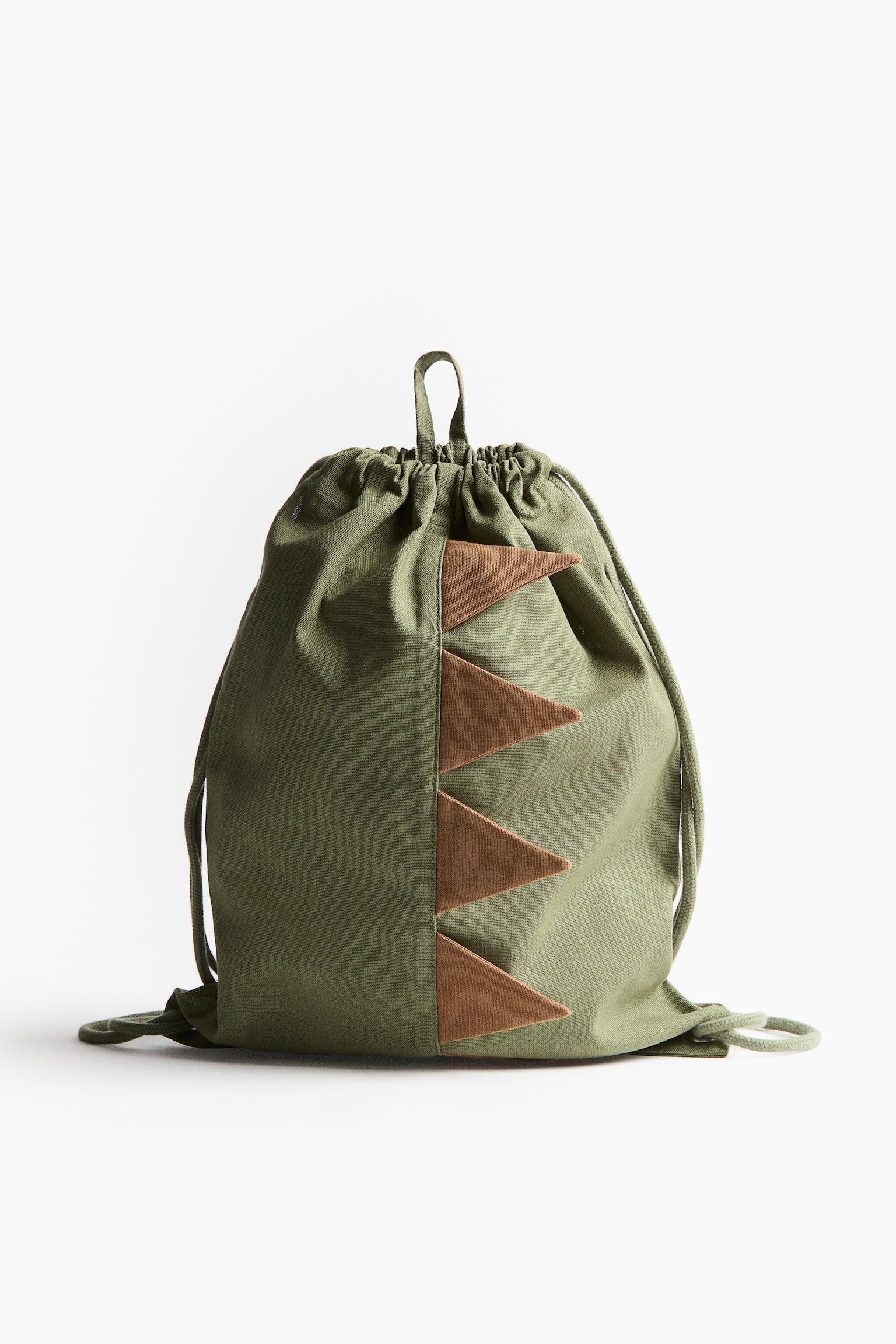 Dinosaur-inspired gym bag - Green/Dinosaur - 1