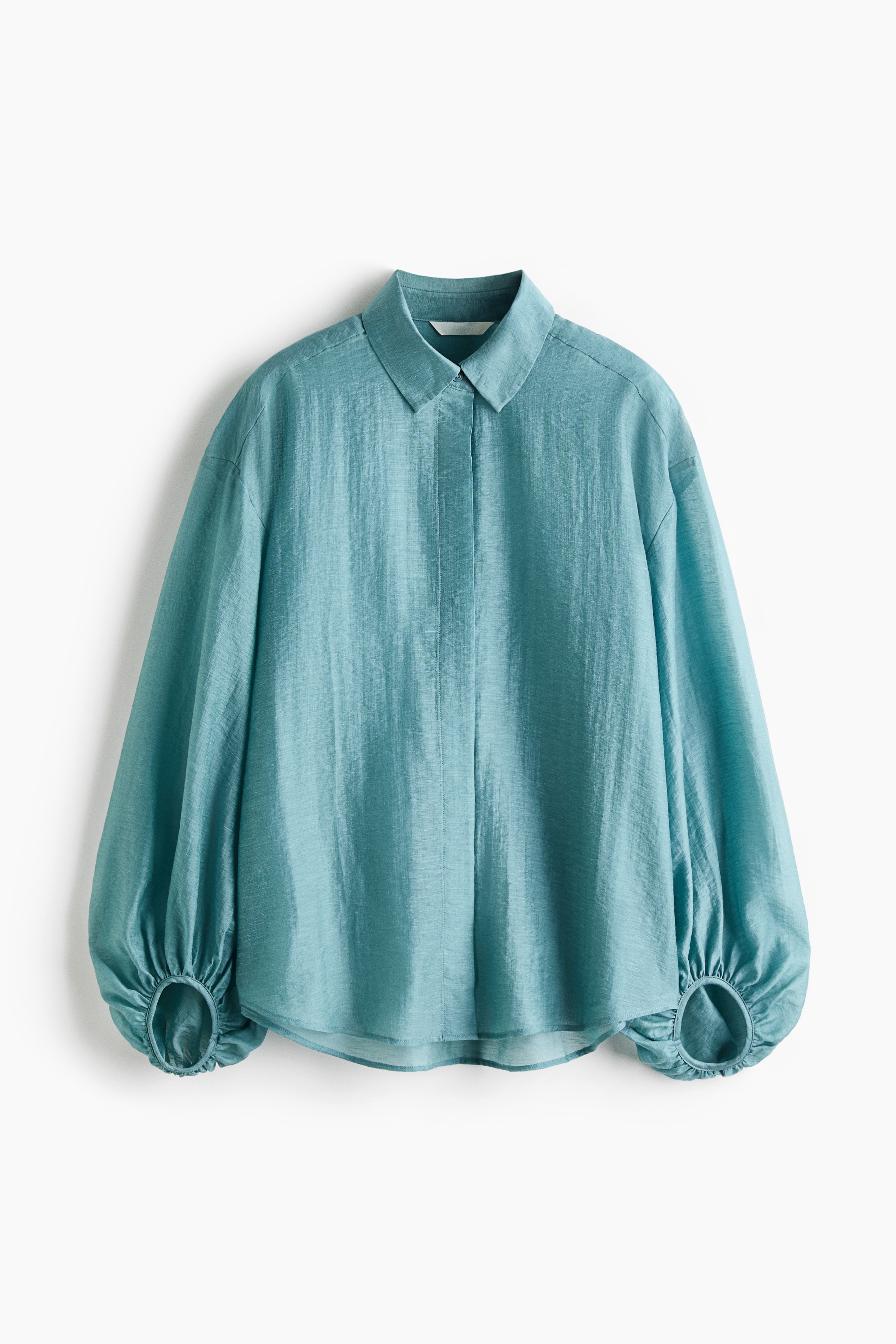 Blusa en mezcla de lino