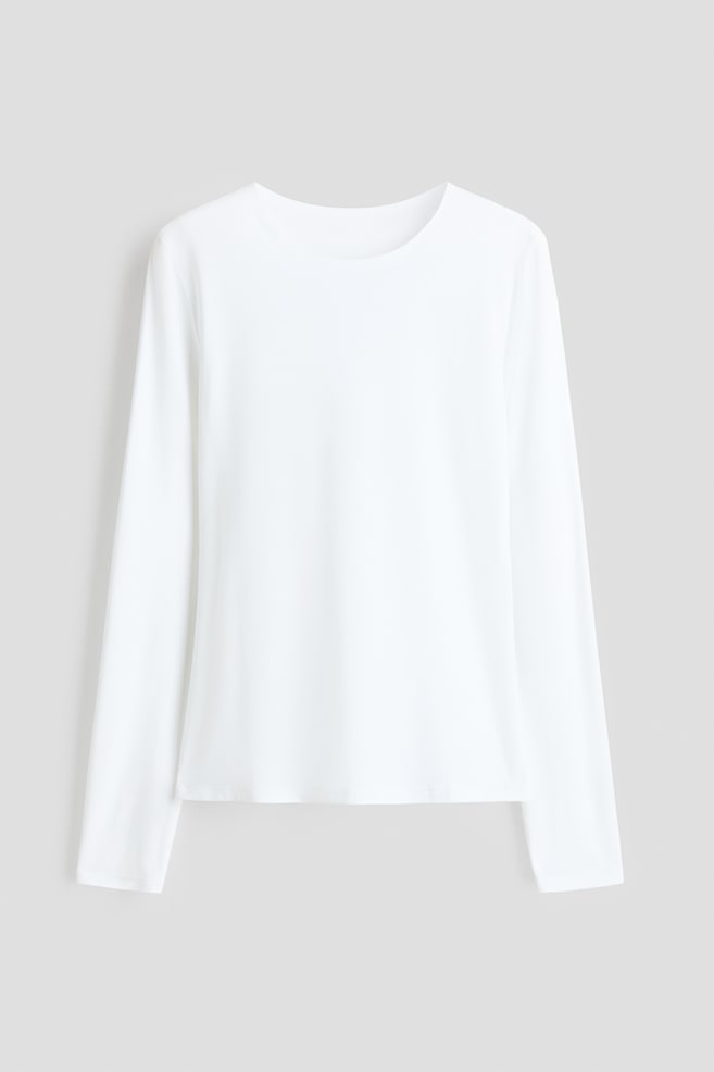 Maglia termica Slim Fit - Bianco/Marrone scuro/Nero - 1