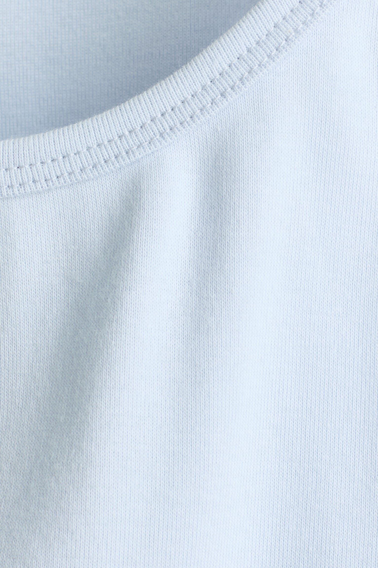 Ruched vest top-Light blue - 2