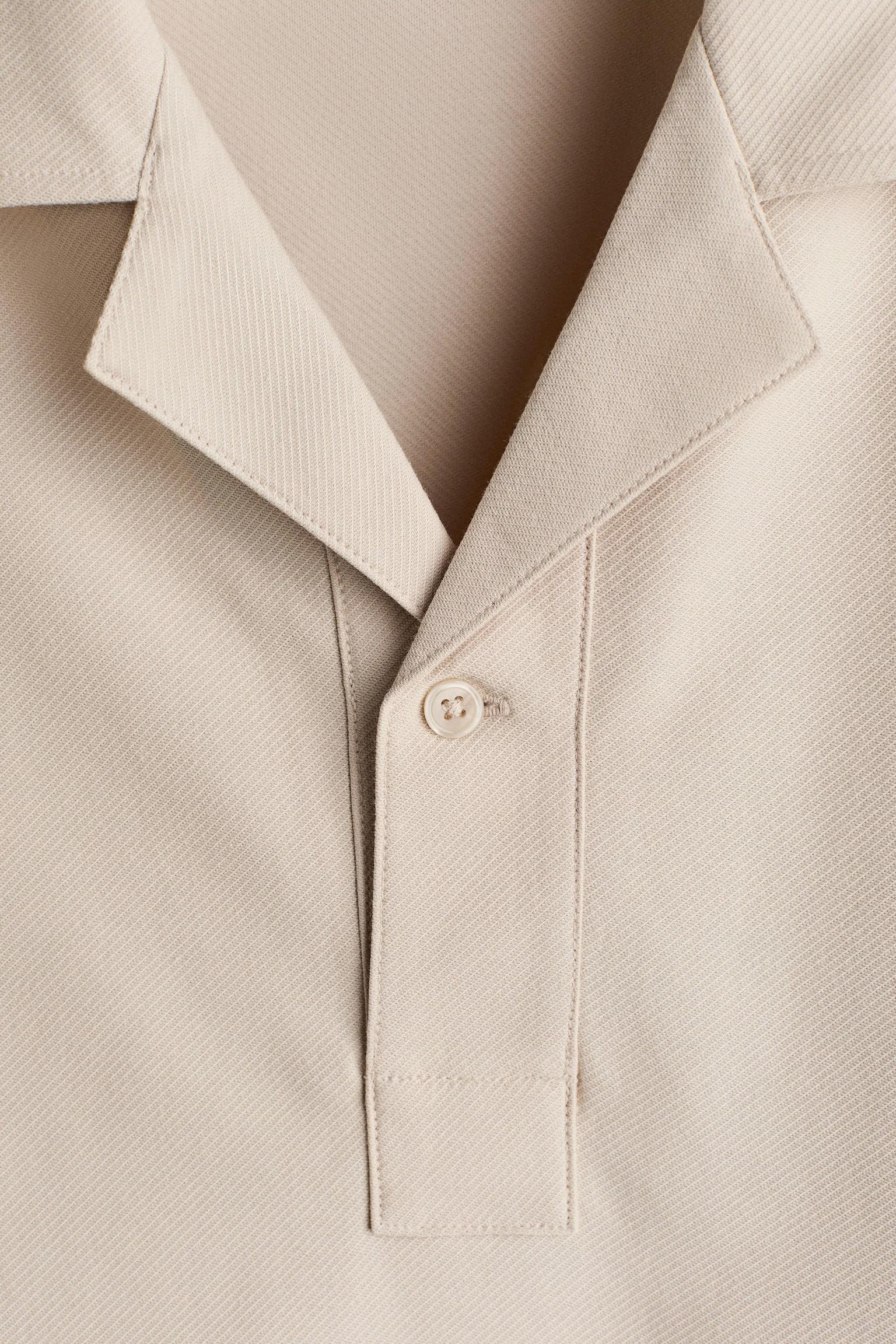 Loose Fit Polo shirt - Beige/Dark brown/Black/White/Pink/Black - 4