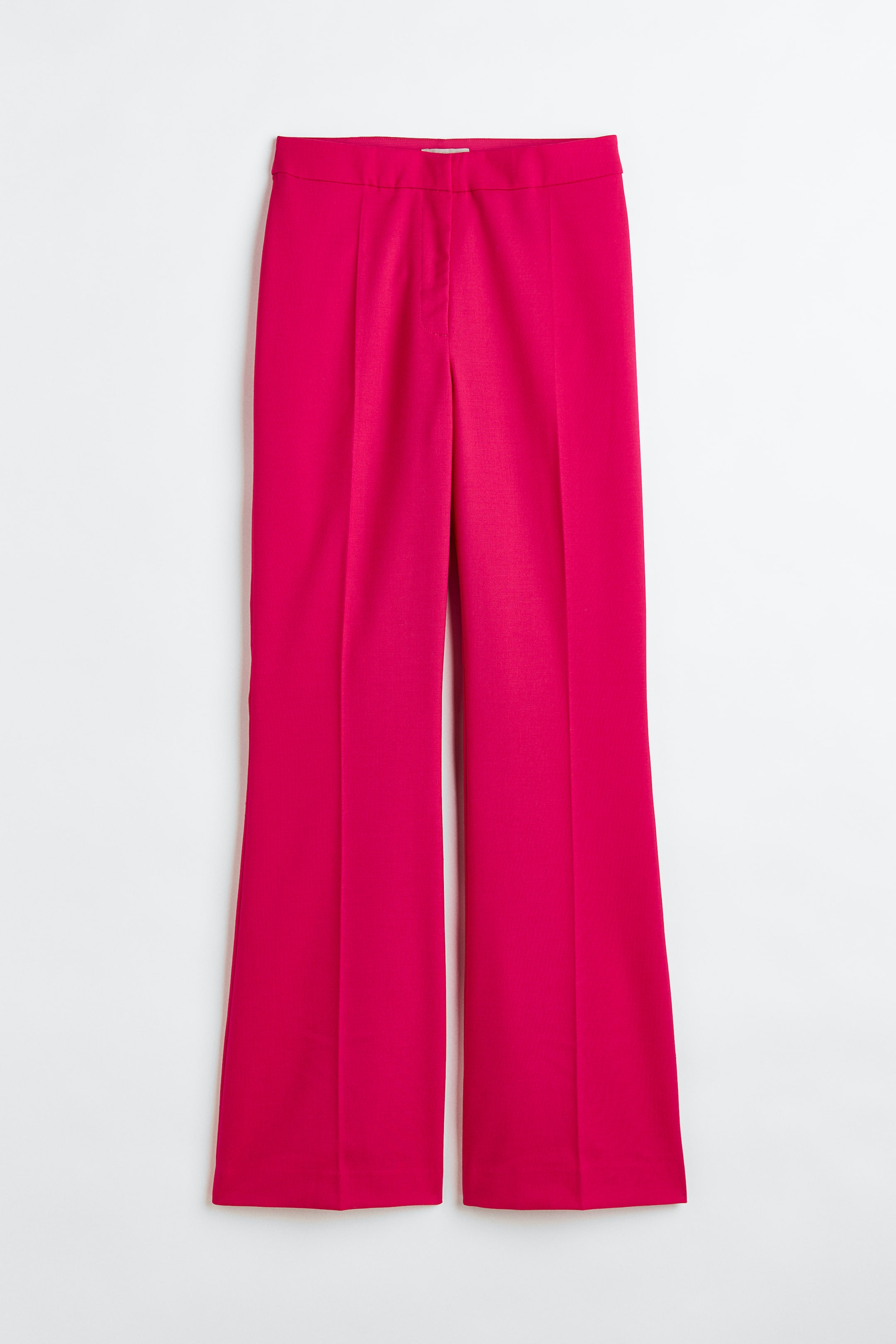 Flared Dress Pants High waist Long Cerise Ladies H&M CA