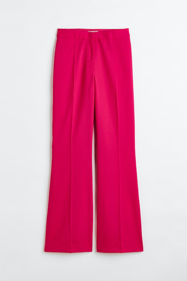 Flared tailored trousers - Cerise/Natural white/Black/Beige
