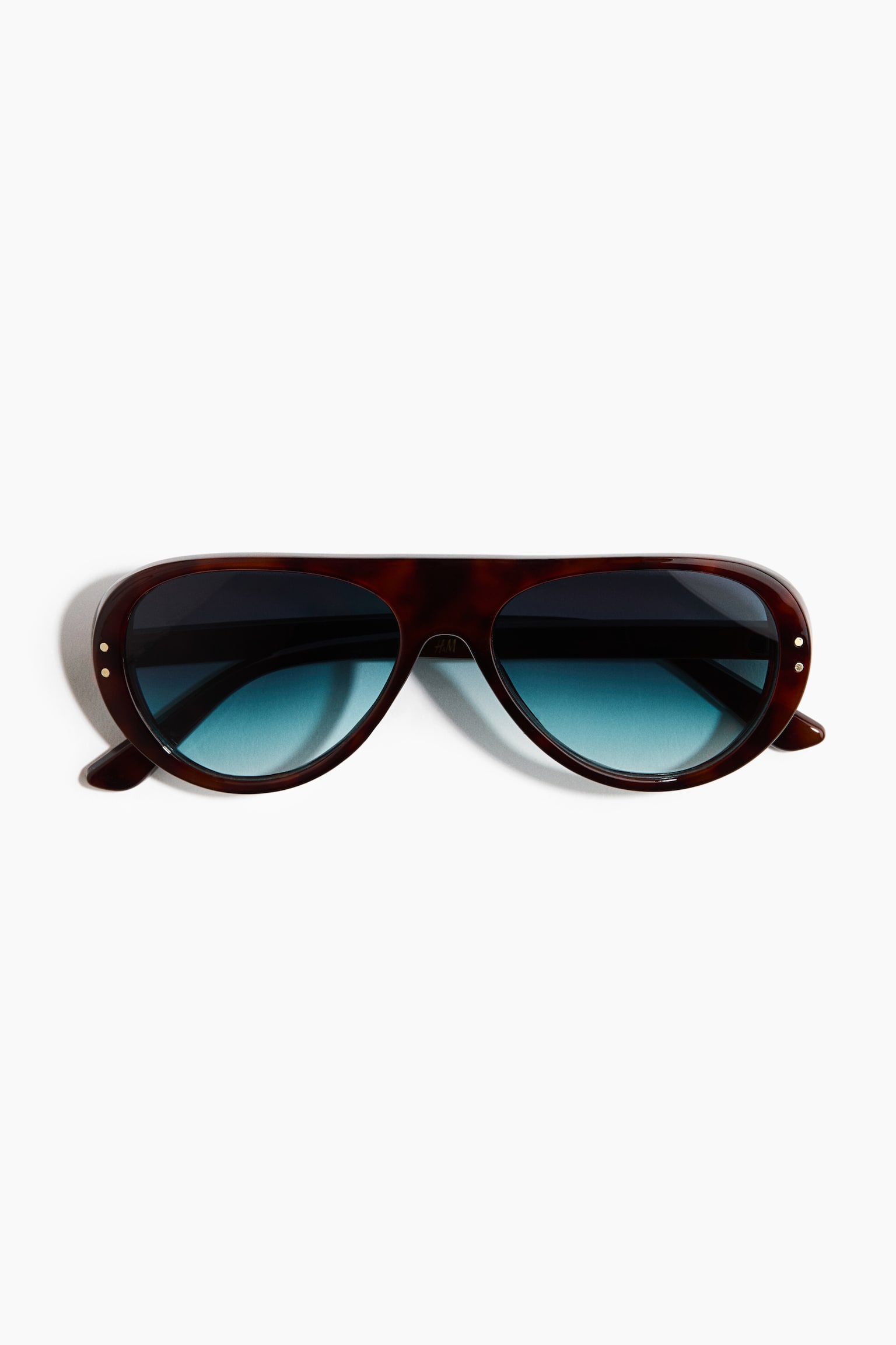 Shield Sunglasses - Brown/tortoiseshell pattern - 1