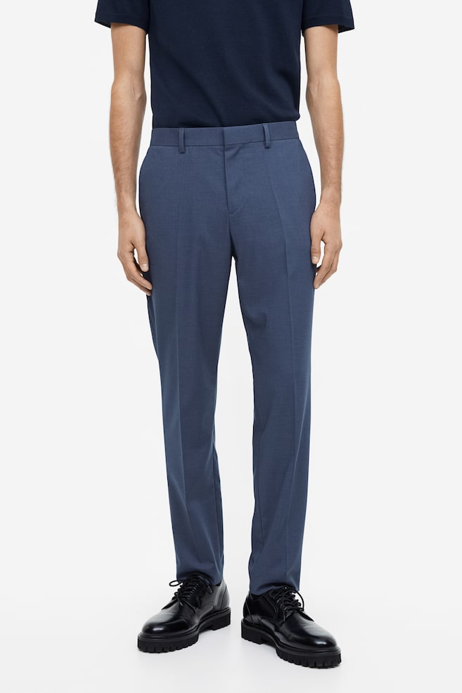 Pantalon de costume Slim Fit - Bleu foncé/Noir/Gris/carreaux/Bordeaux/dc/dc - 6
