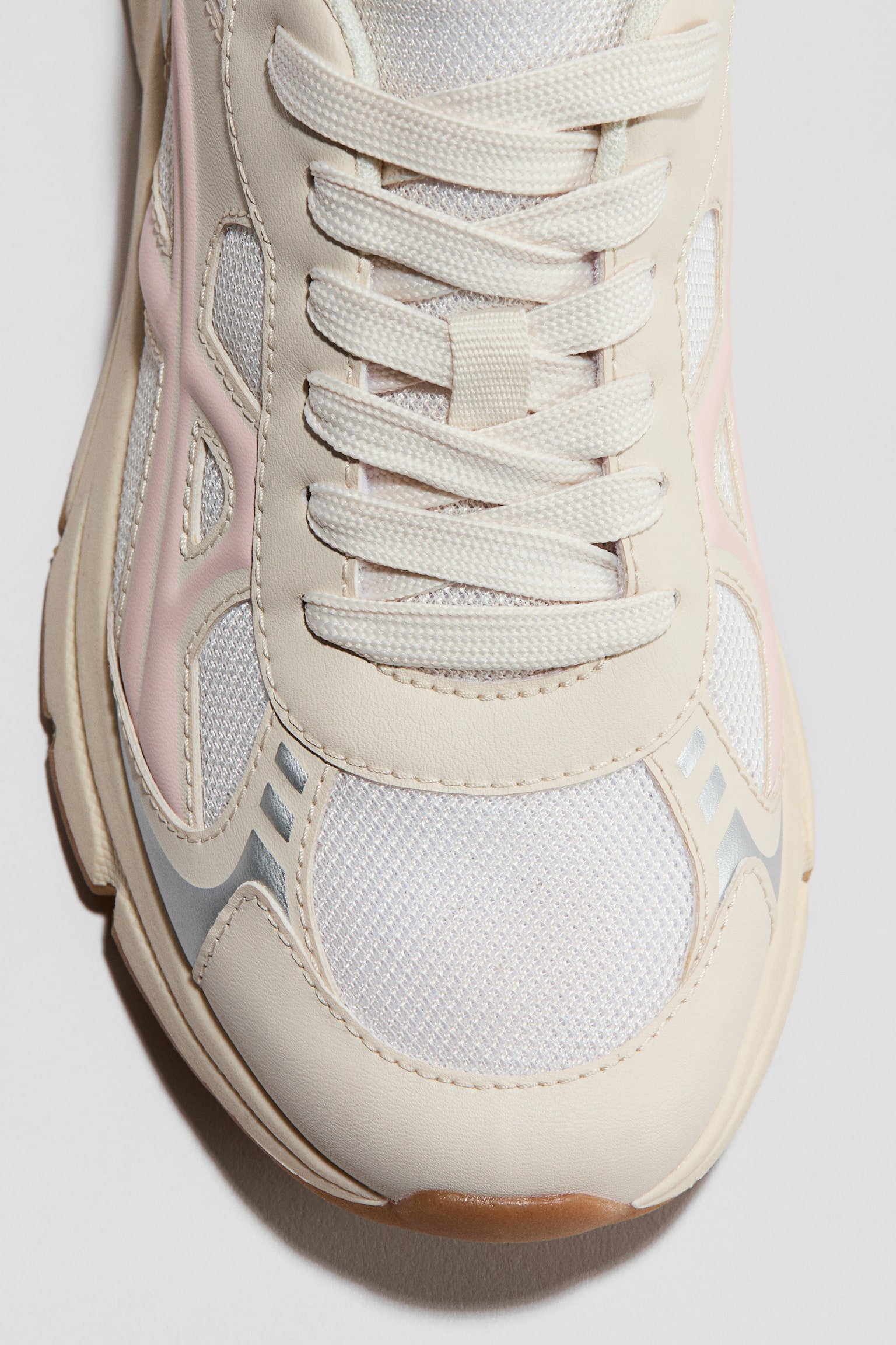 Sneakers - Lichtbeige/lichtroze - 2
