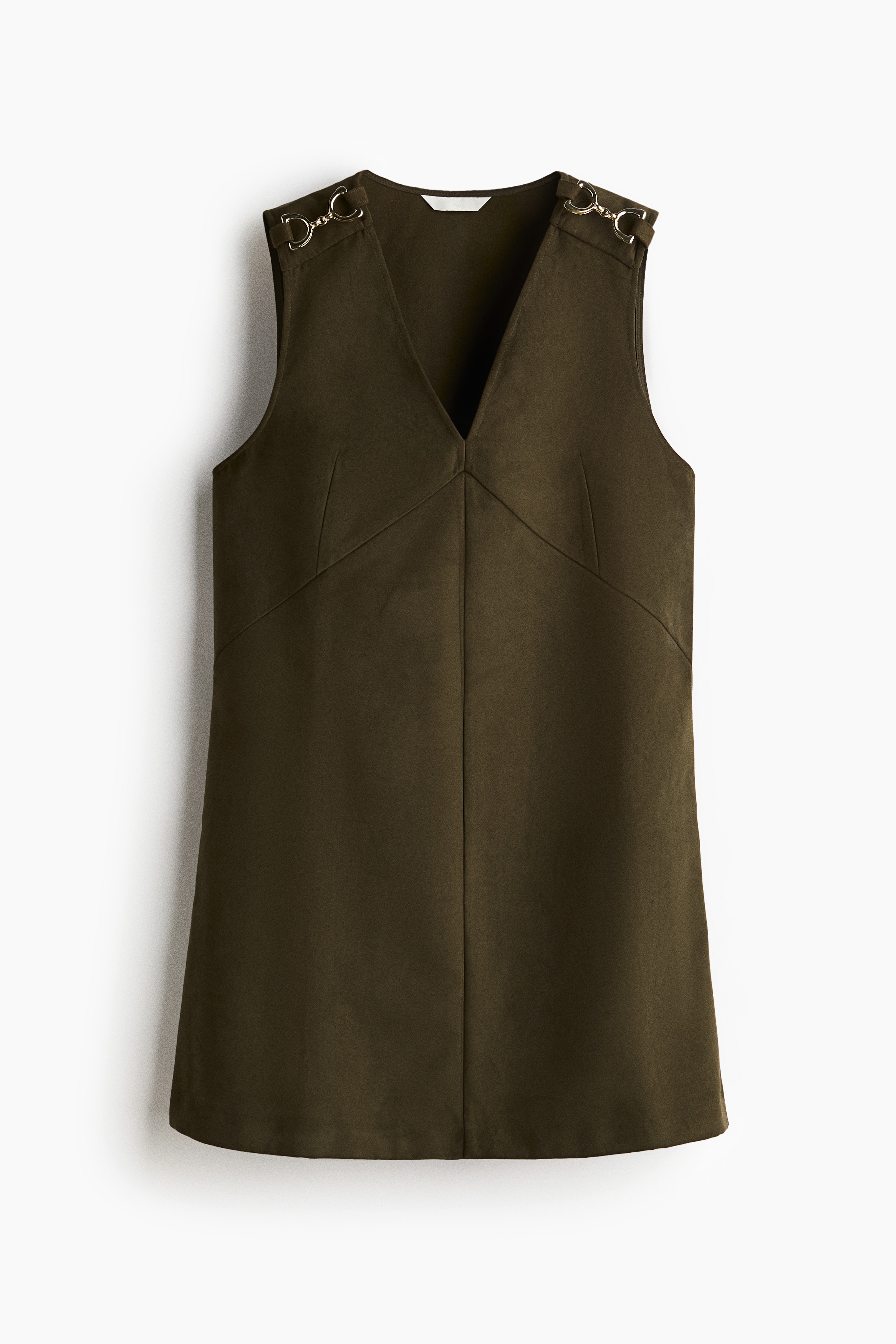 Fémdíszes ruha - Sötétzöld