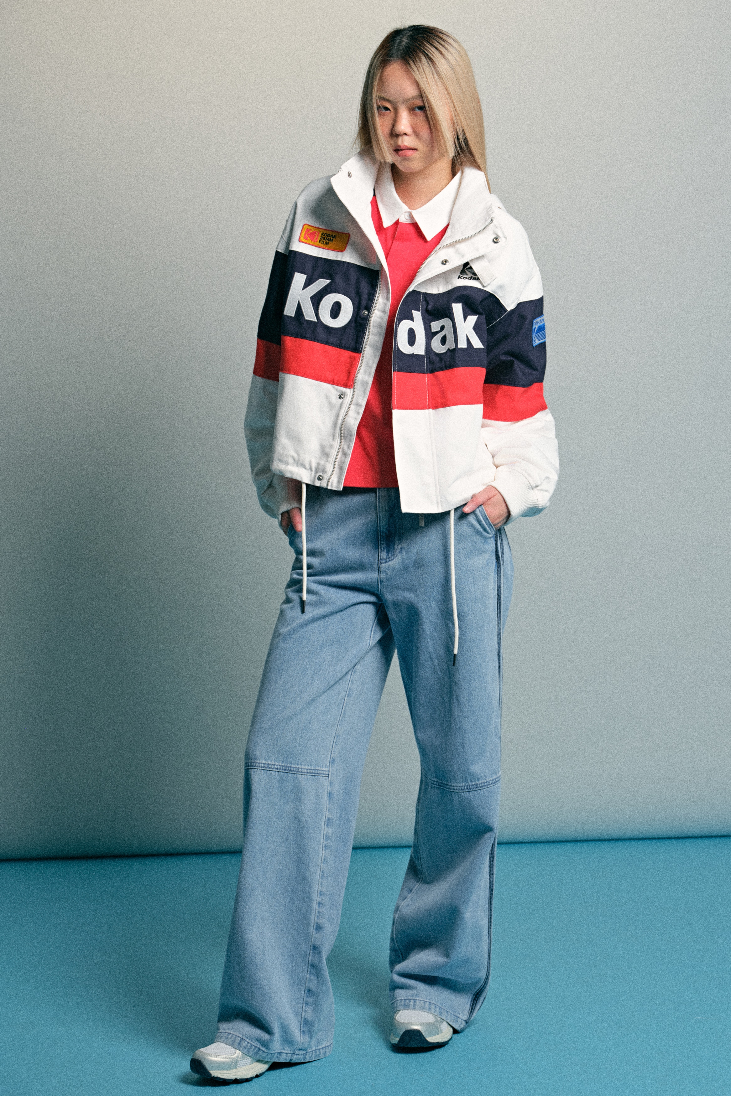 H & M - デザインジャケット - ホワイト