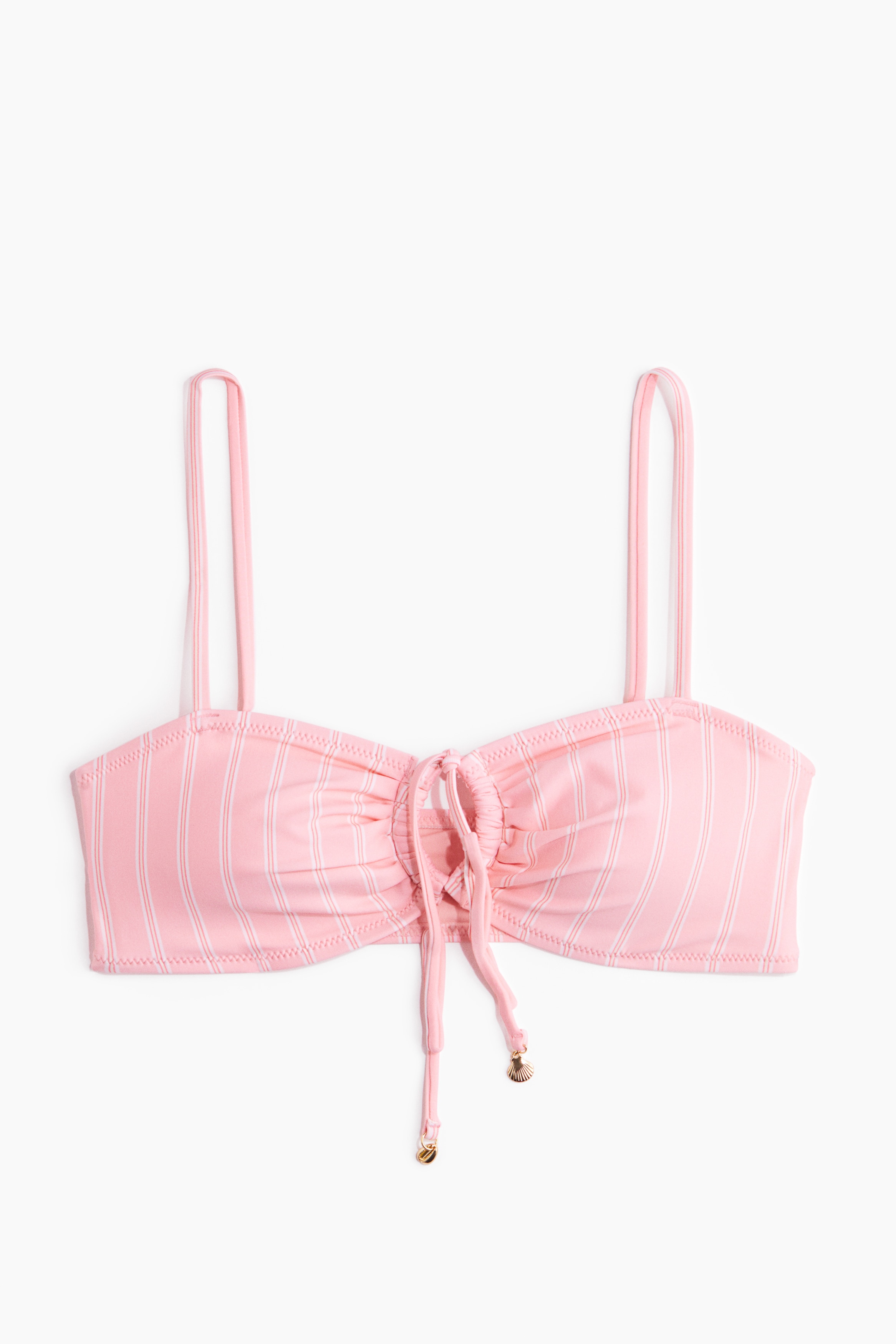 Pehmustetut bikiniliivit - Vaaleanroosa/Raidallinen/Valkoinen/Valkoinen/Simpukankuoret/Valkoinen/Tummanpunakuvioinen