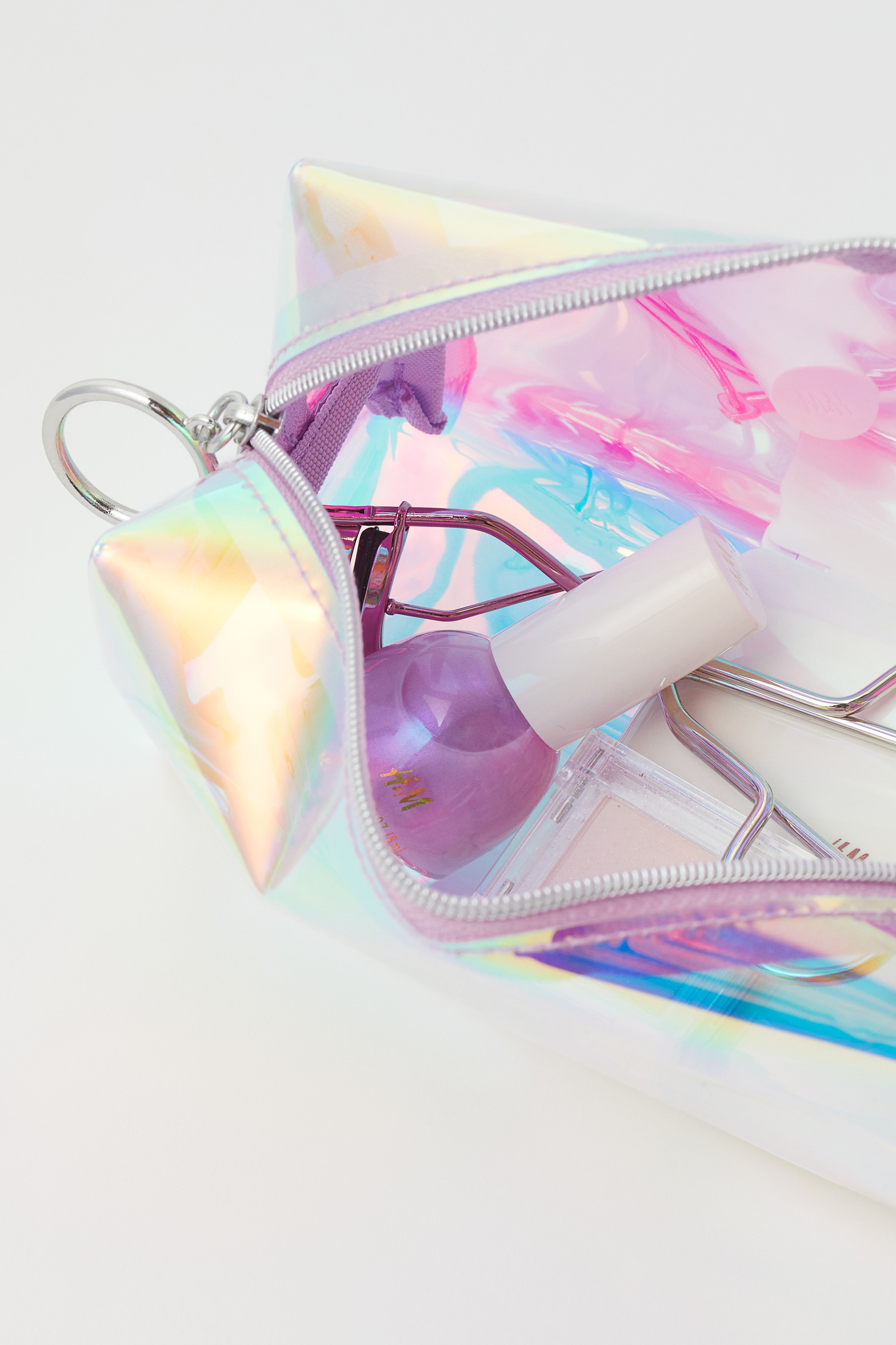 H&m holographic makeup bag best sale