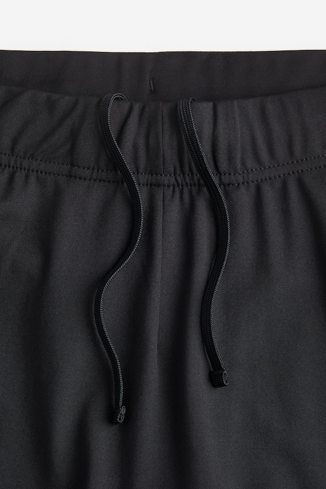 DryMove™ Sports cycling shorts - Black/Light brown - 6