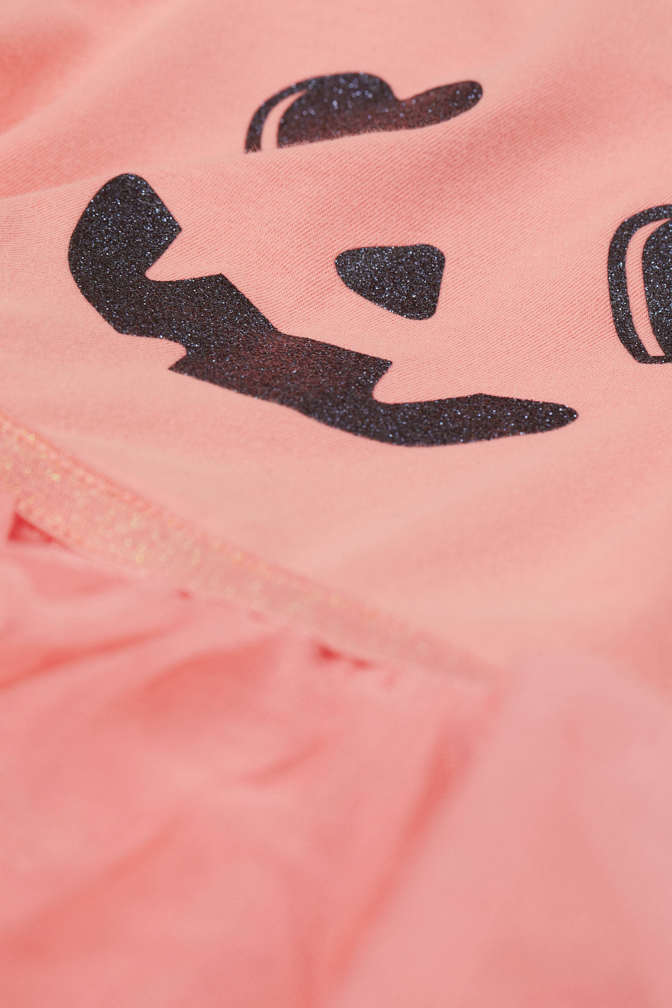 Ampliar la imagen: Vestido con falda de tul - Rosa palo/Calabaza - Kids | H&M MX 2