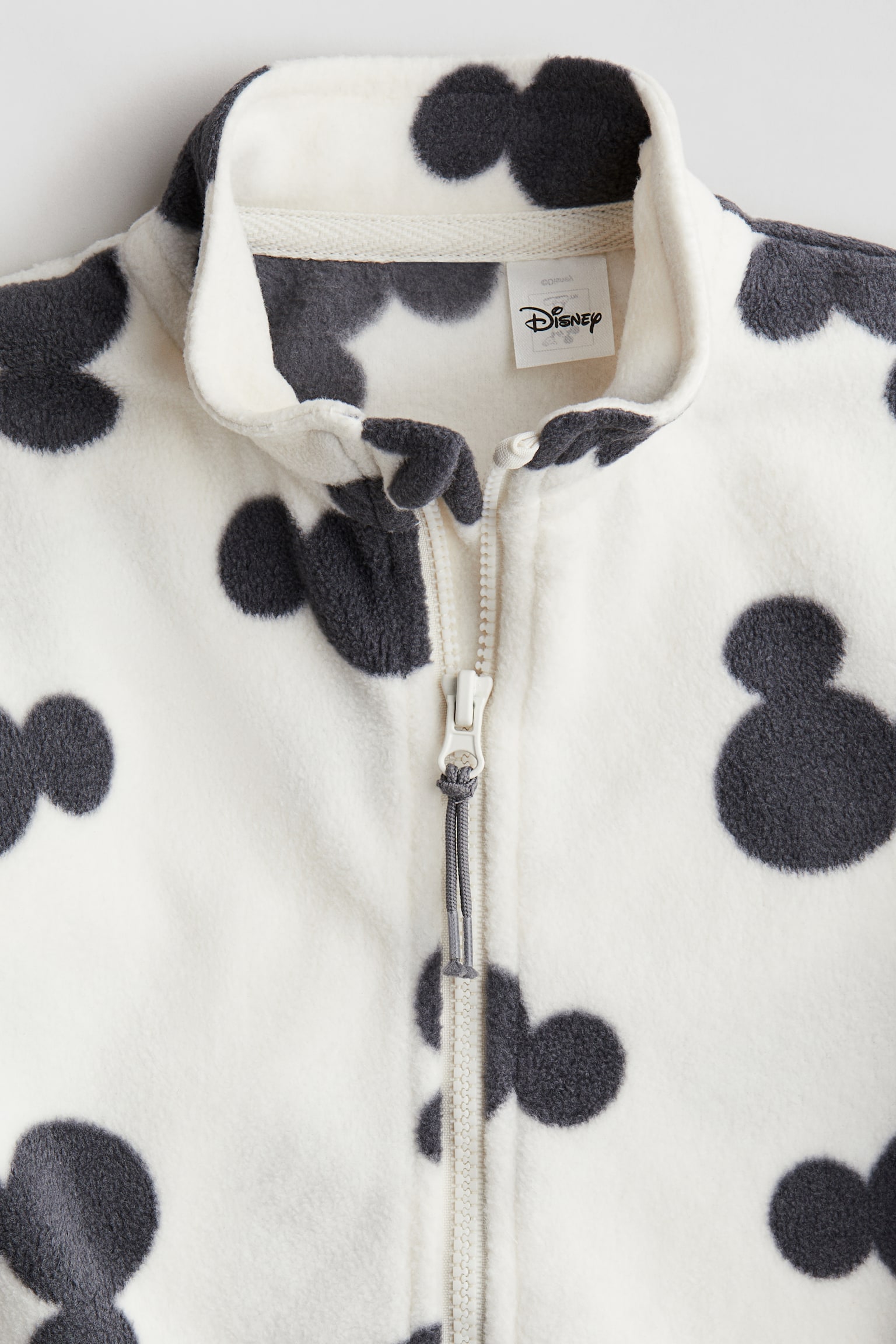 Patterned fleece jacket - White/Mickey Mouse/Pink/Minnie Mouse - 2