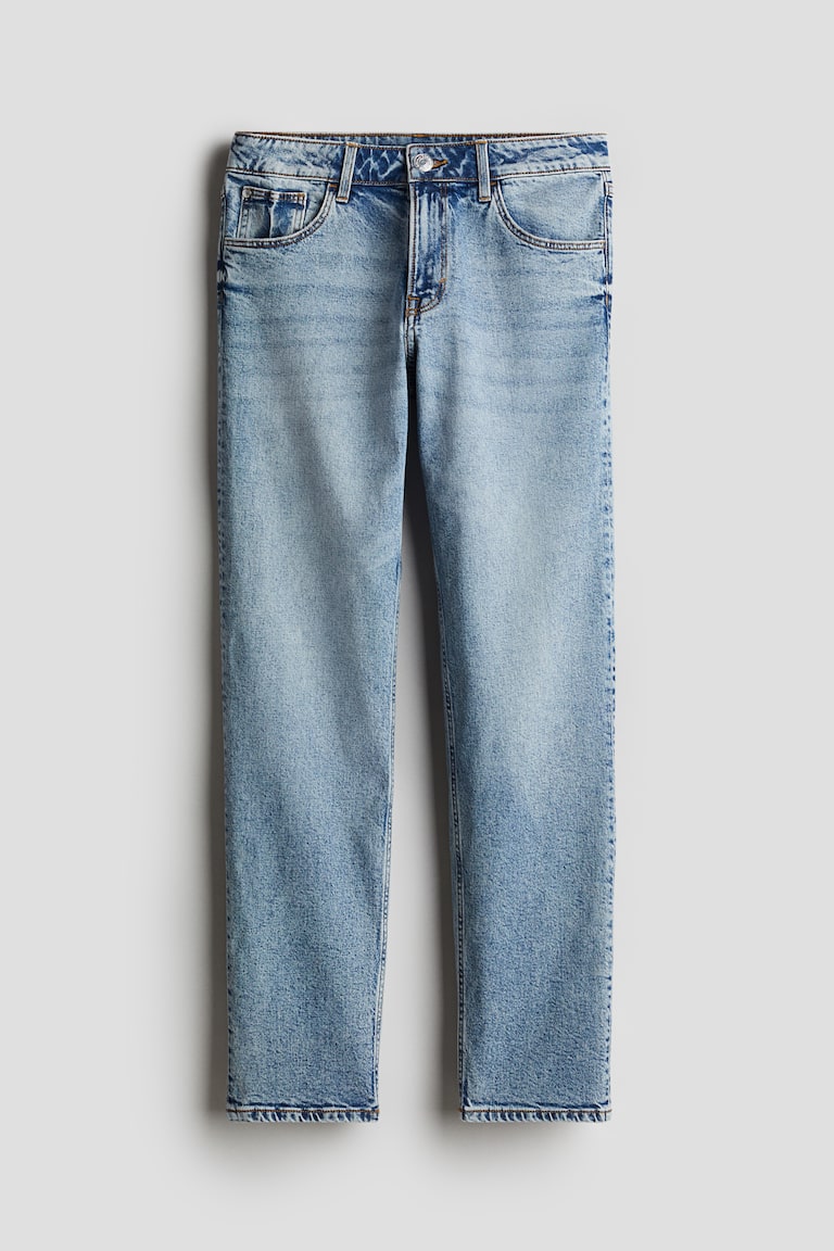 Relaxed Tapered Fit Jeans Light denim blue Kids H&M PH