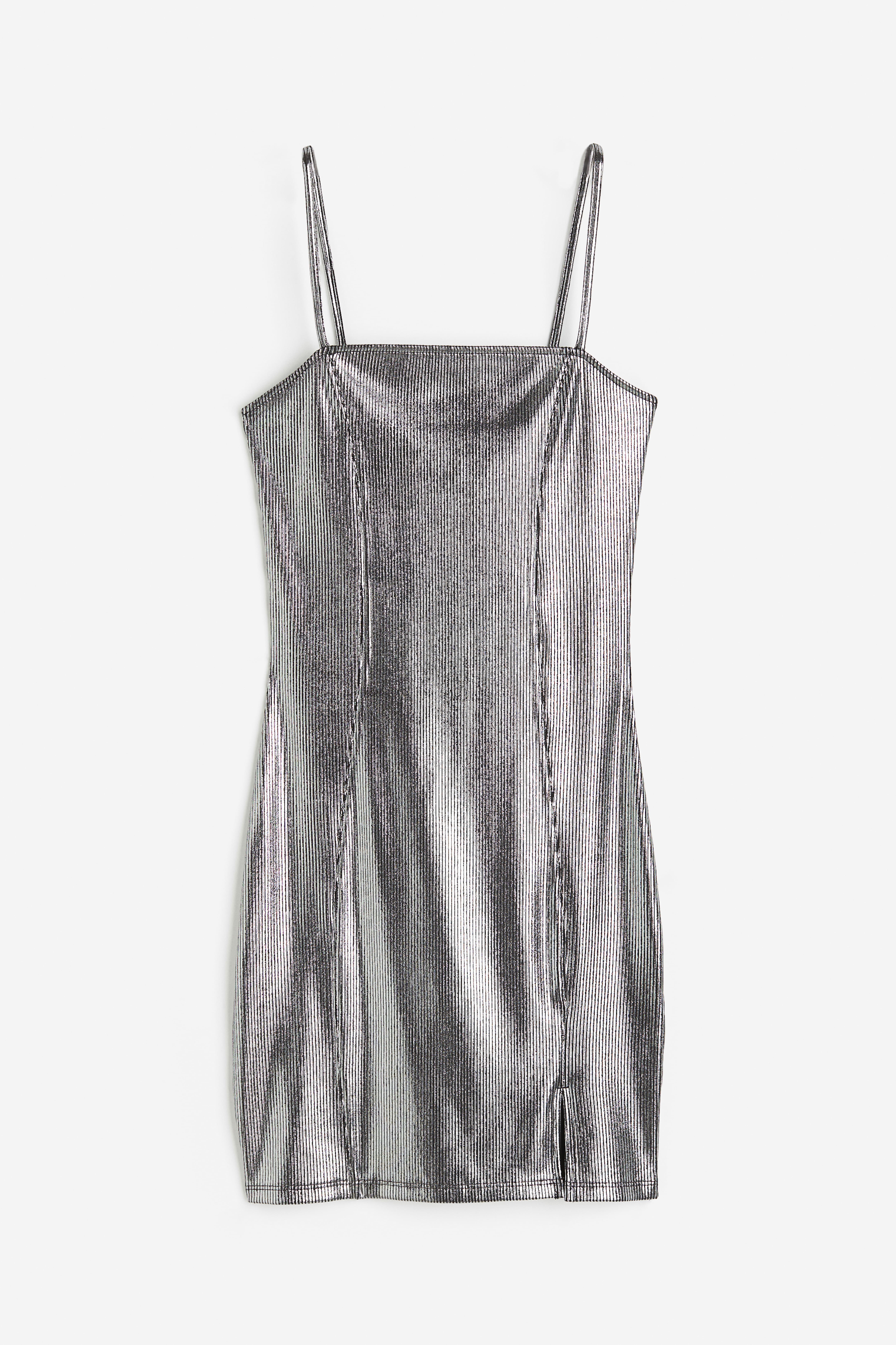 H and m silver dress hotsell