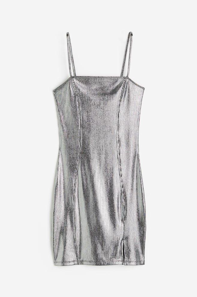 Bodycon dress - Silver-coloured/Black - 2