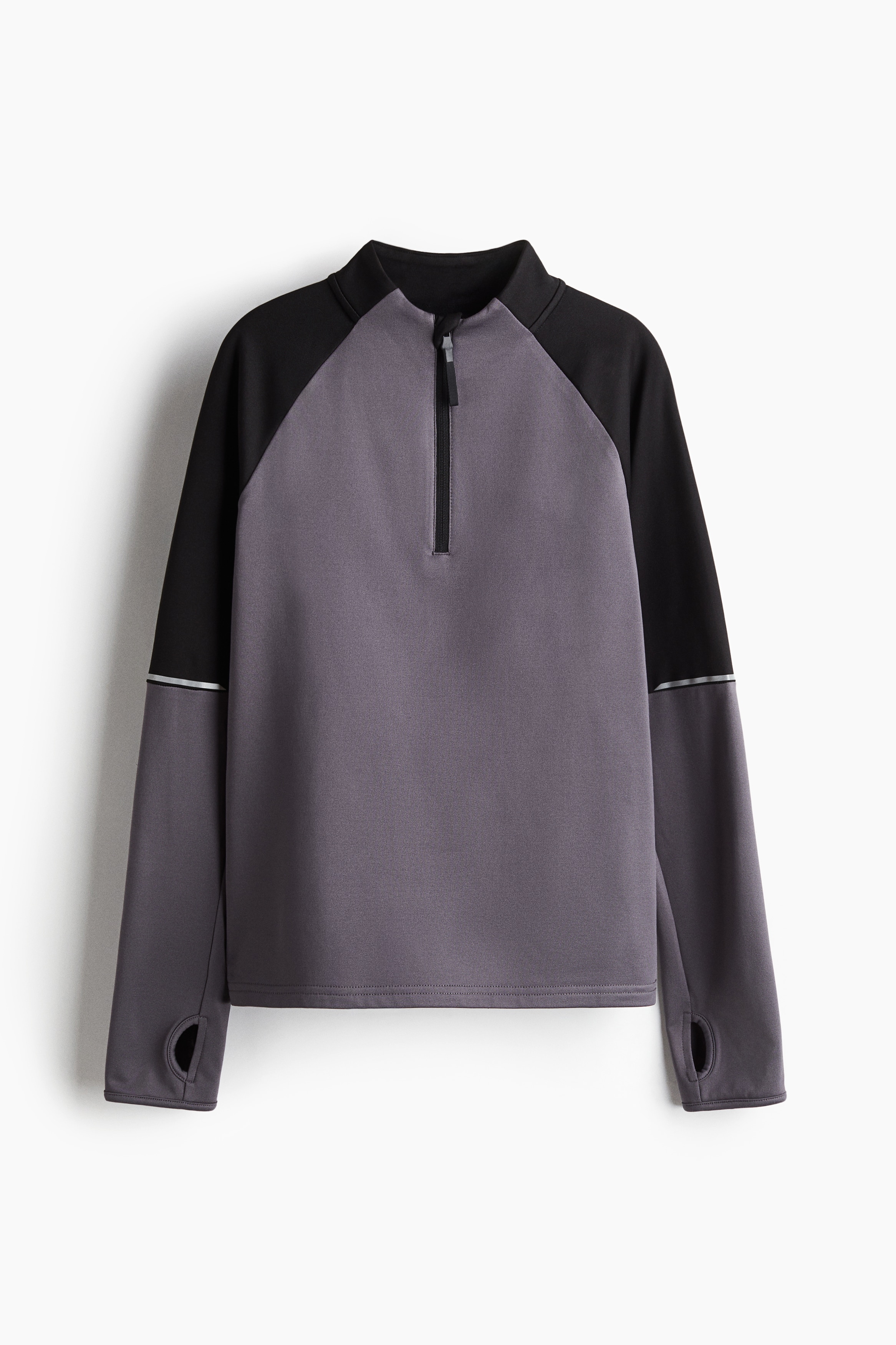 Varmende mellomlags fotballtrøye med ThermoMove™ - Grå/Sort/Grønn/Blokkfarget/Blå/Blokkfarget/Sort