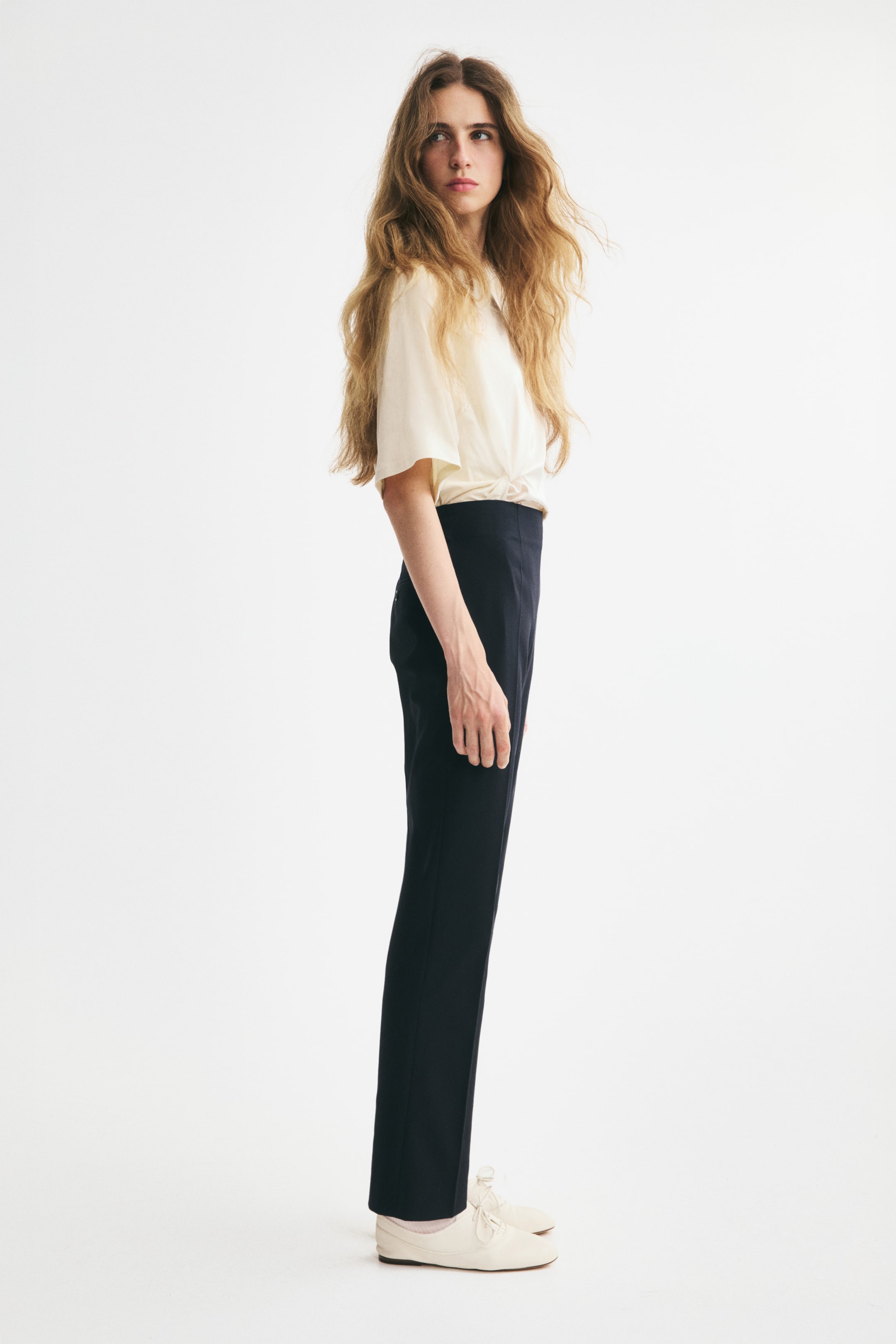 Pantalon cigarette sur mesure
