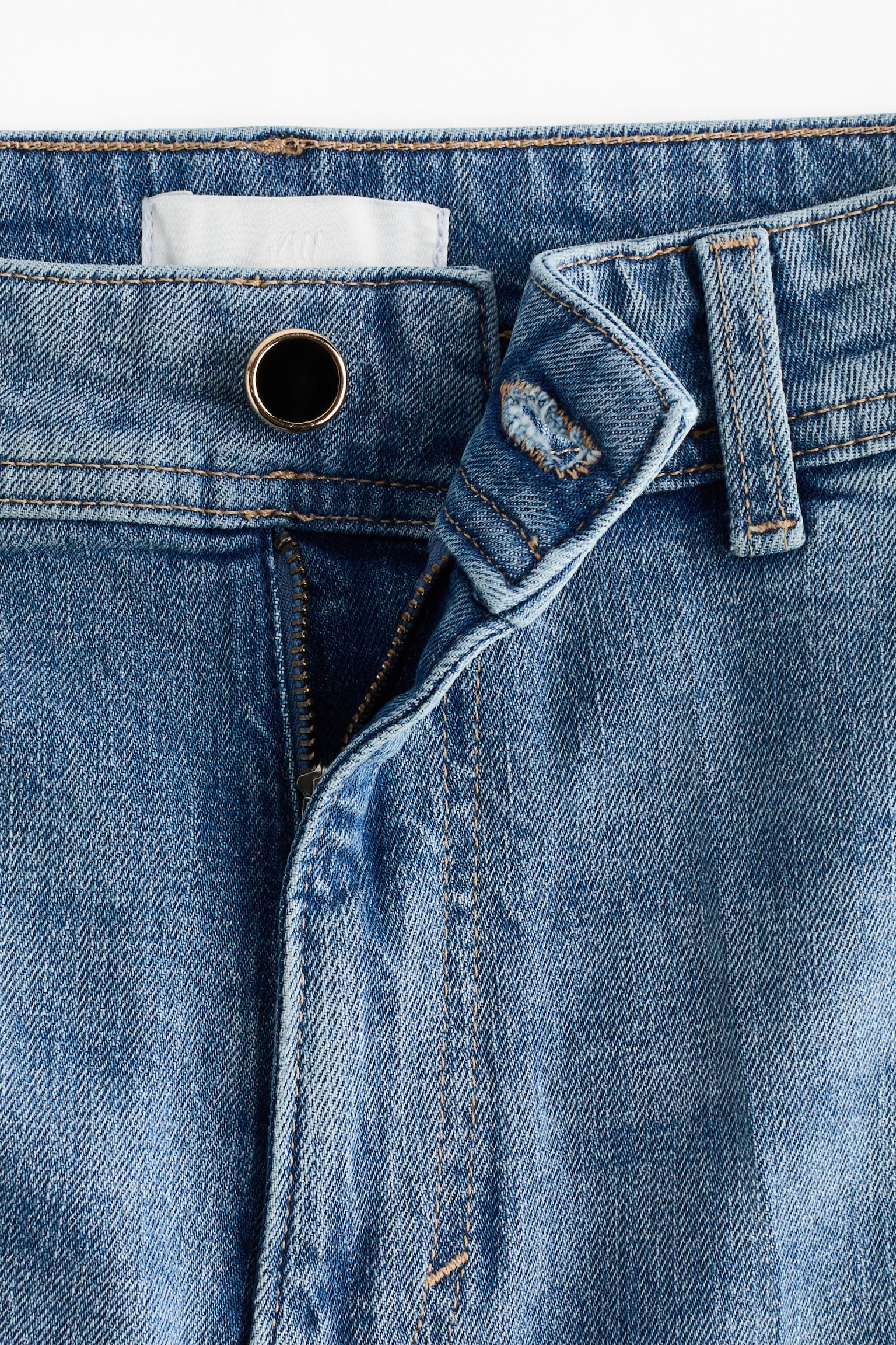 Wide High Jeans - Açık kot mavisi/Koyu kot mavisi/Koyu kot mavisi/Açık bej - 8