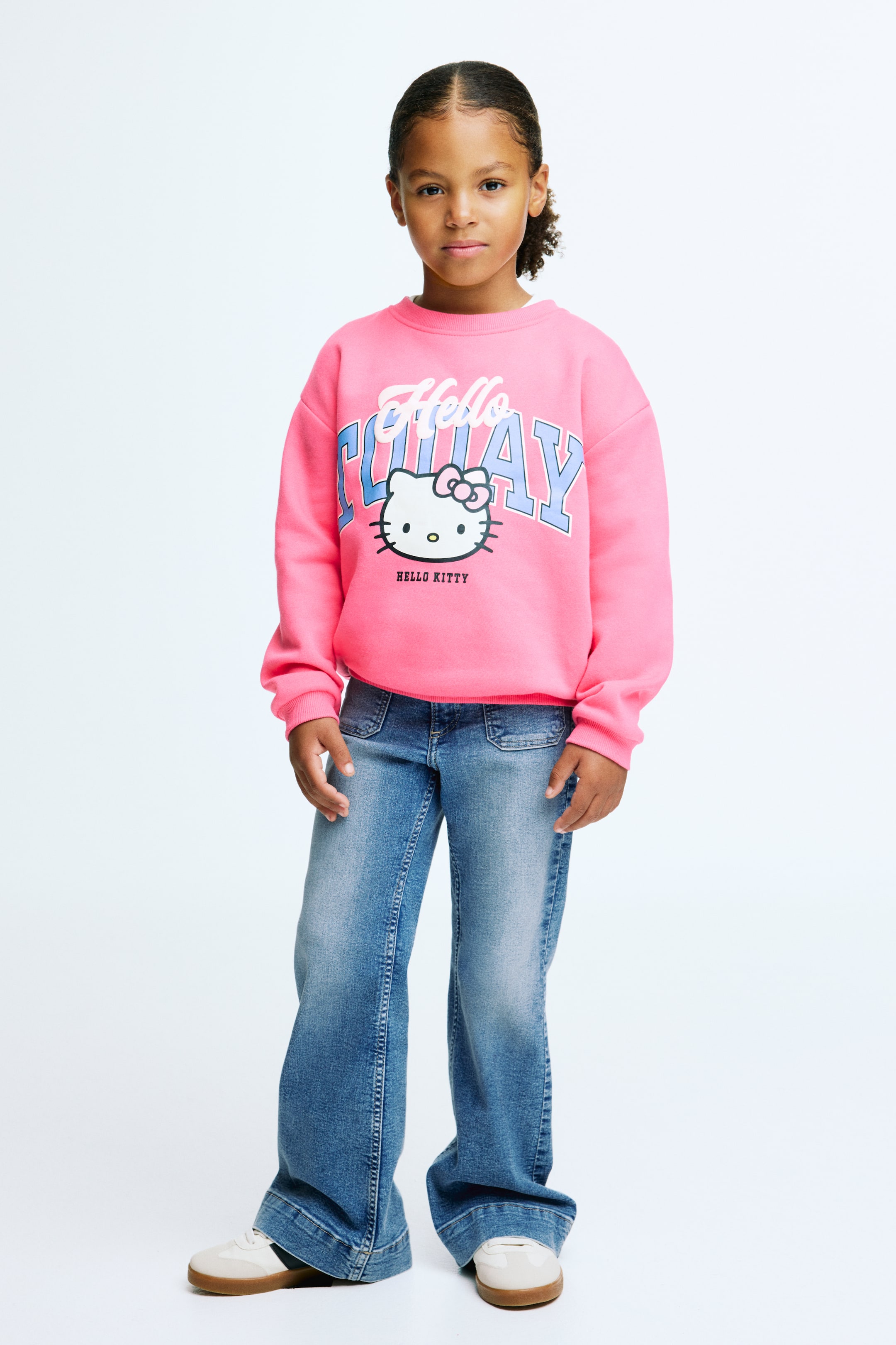 View larger image: Printed sweatshirt - Pink/Hello Kitty - Kids | H&M IN 1