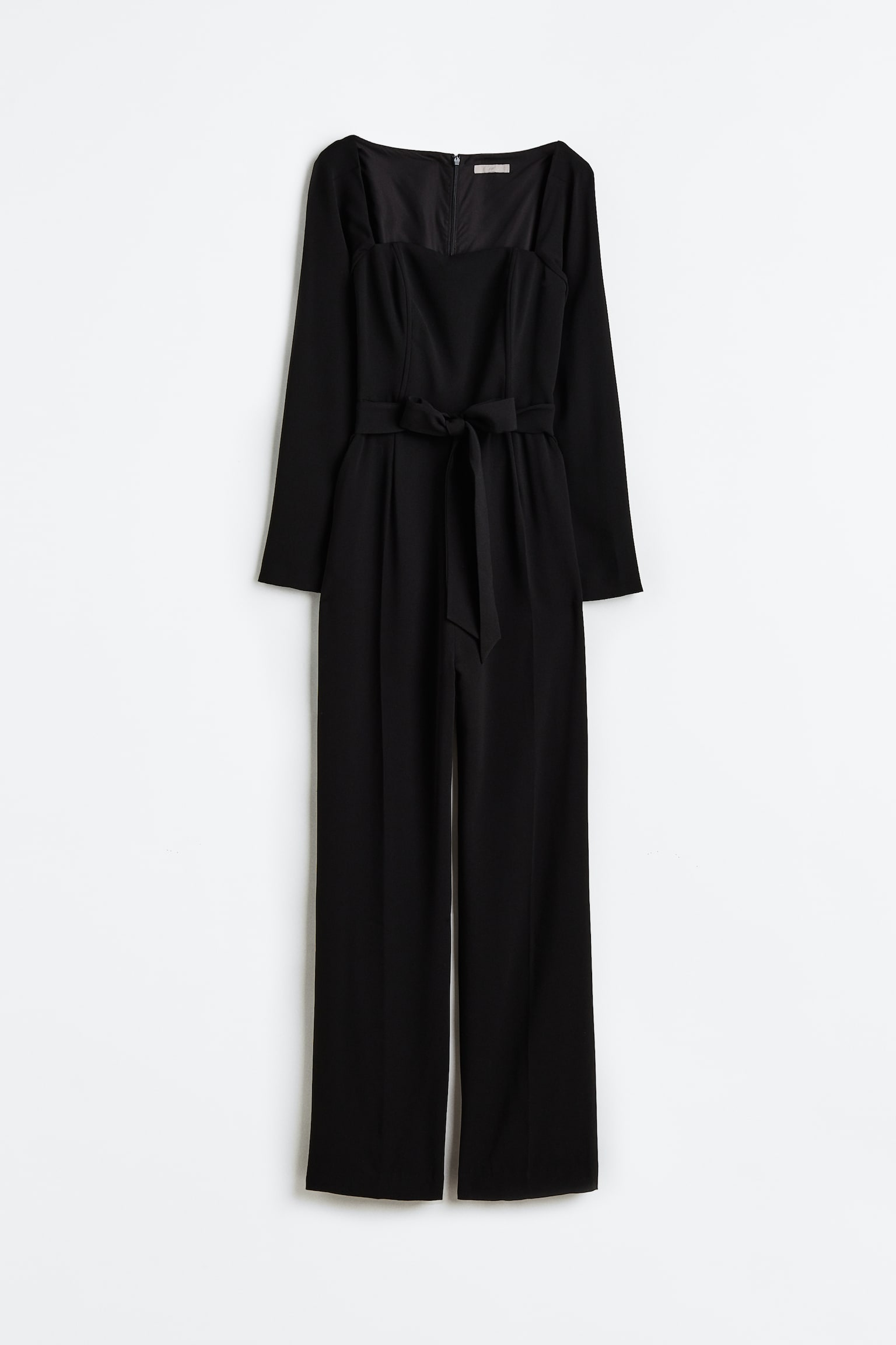 Fitted jumpsuit - Black - 1