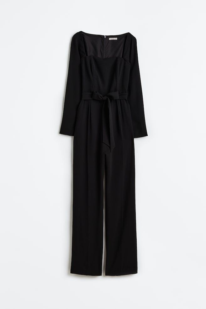 Fitted jumpsuit - Black - 2